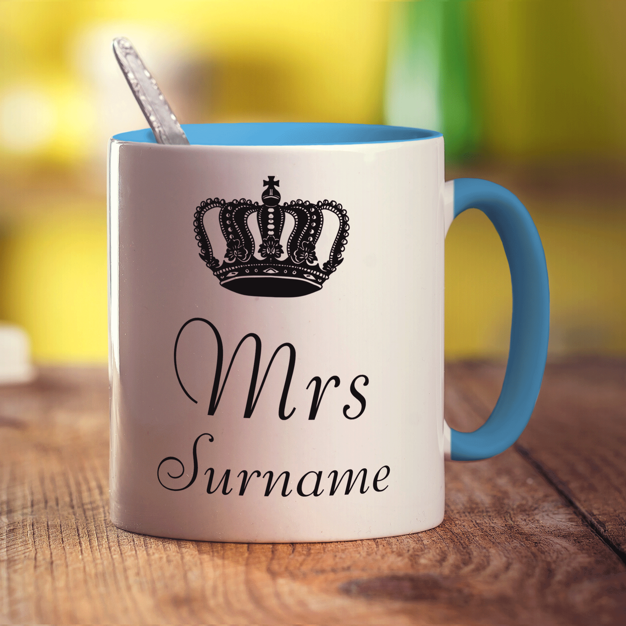 Mrs Crown Name Mug