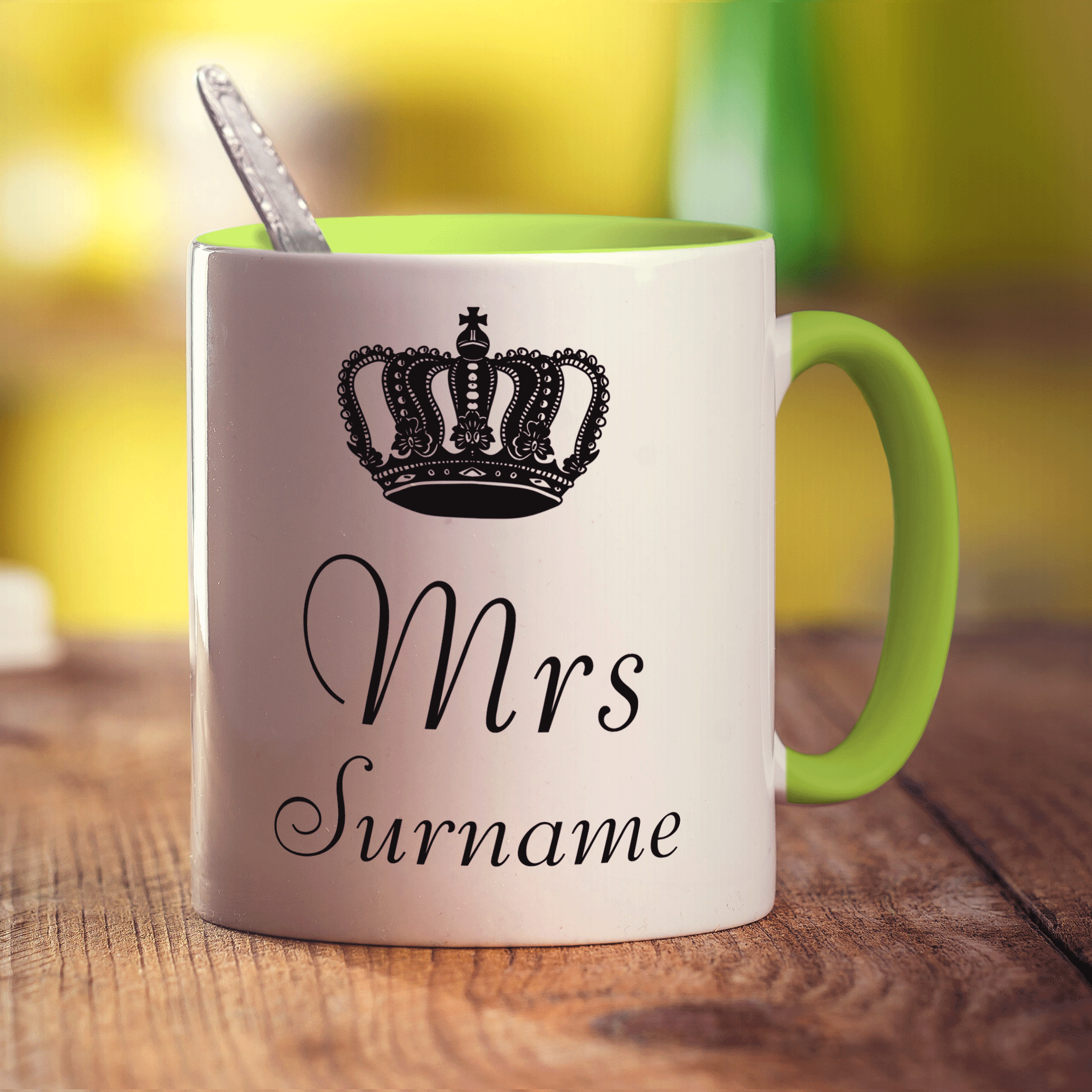 Mrs Crown Name Mug