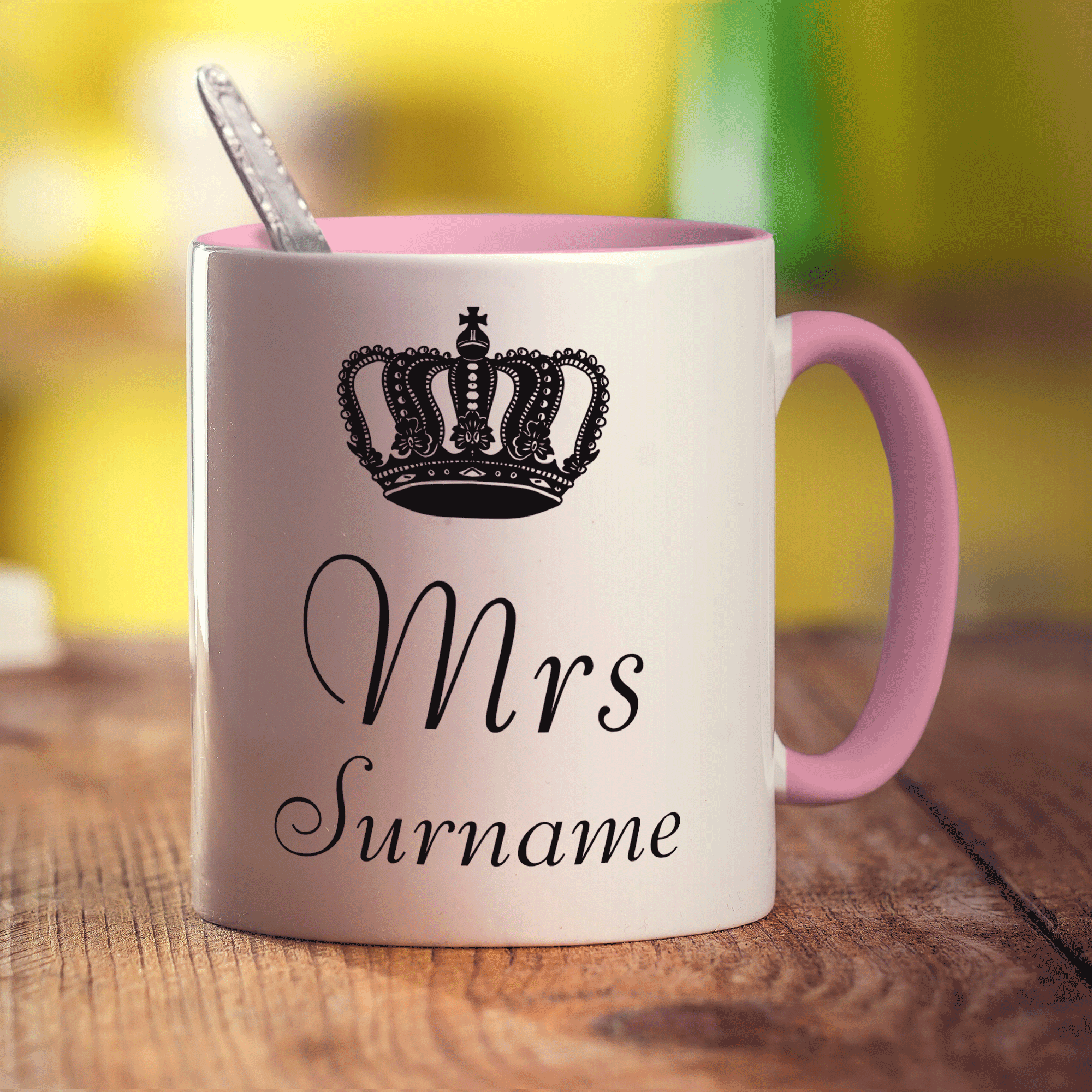 Mrs Crown Name Mug