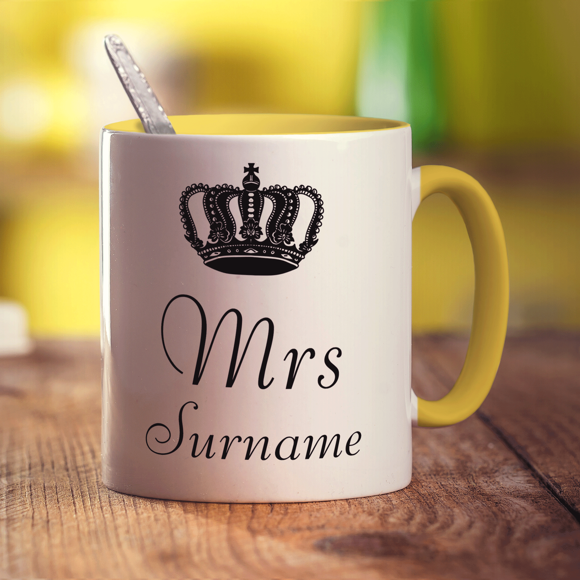 Mrs Crown Name Mug