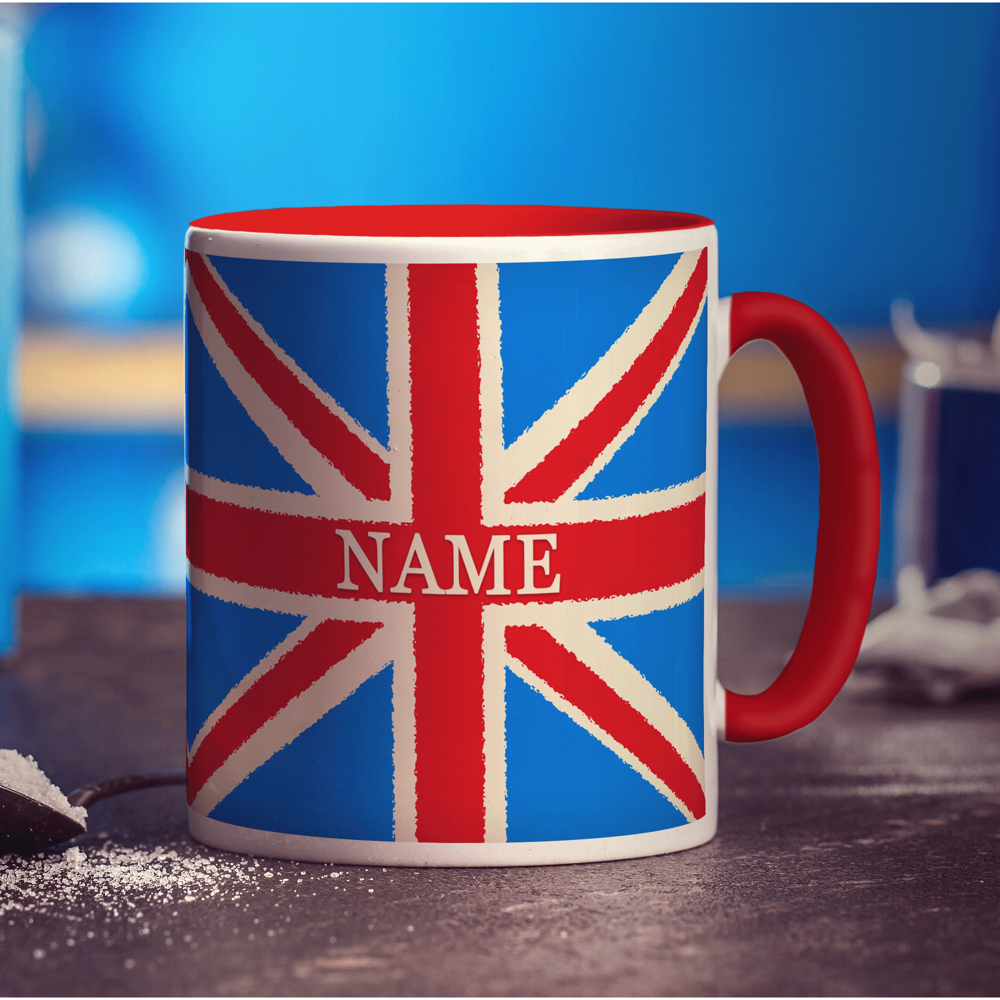 Personalised UK Mugs - Union Jack