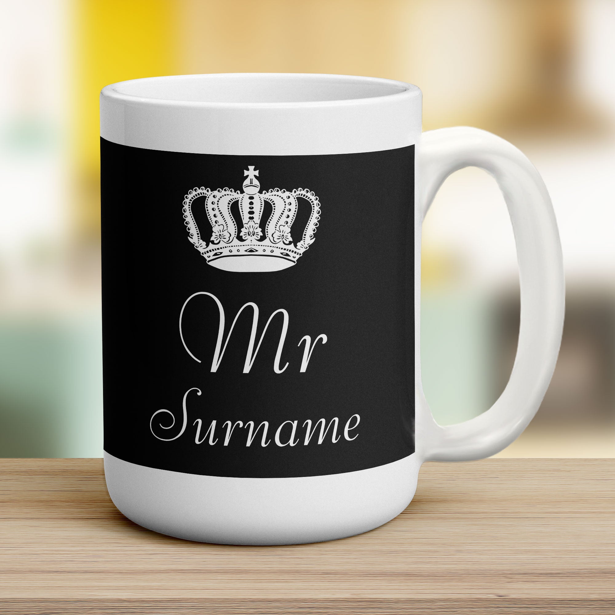 Mr Crown Name Mug