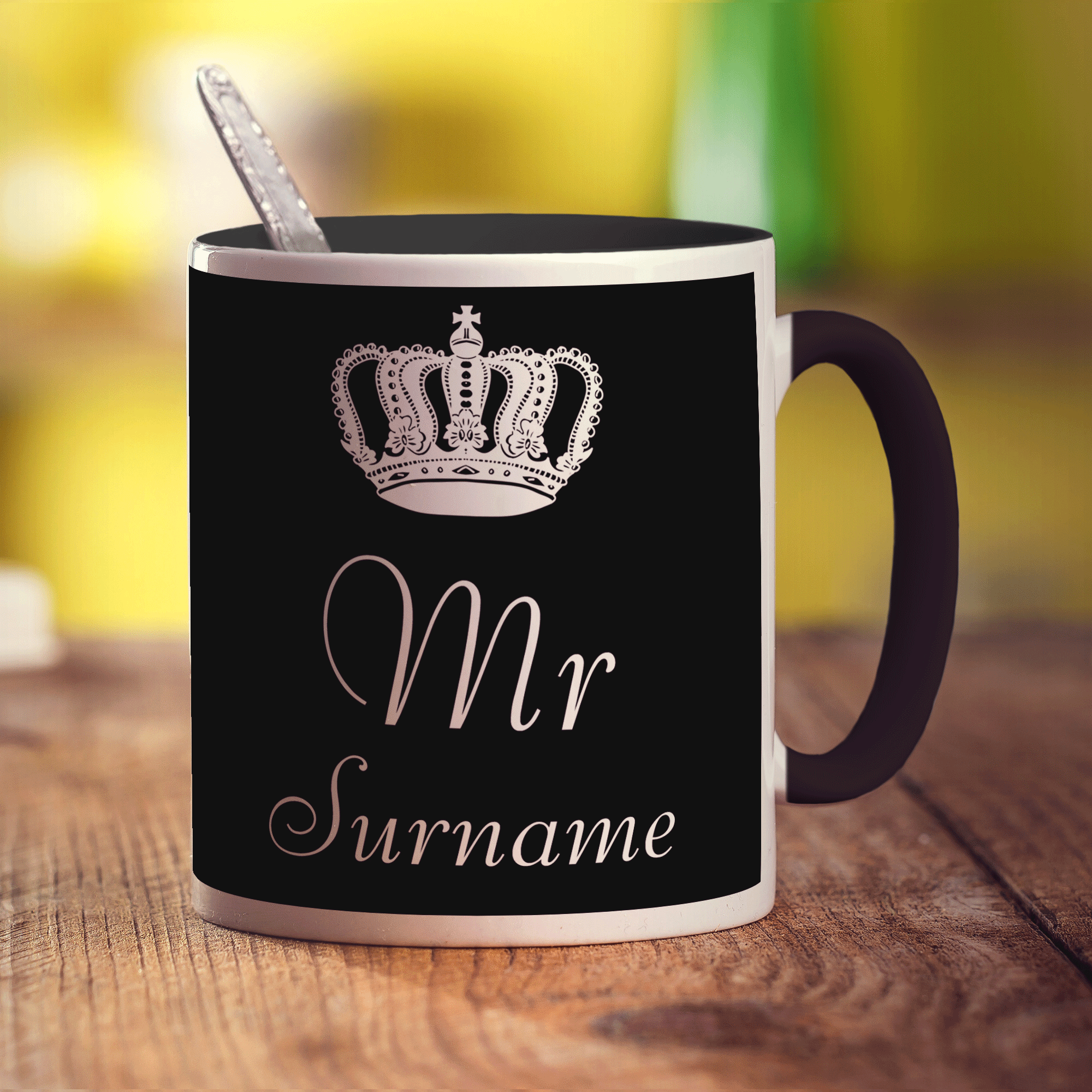Mr Crown Name Mug