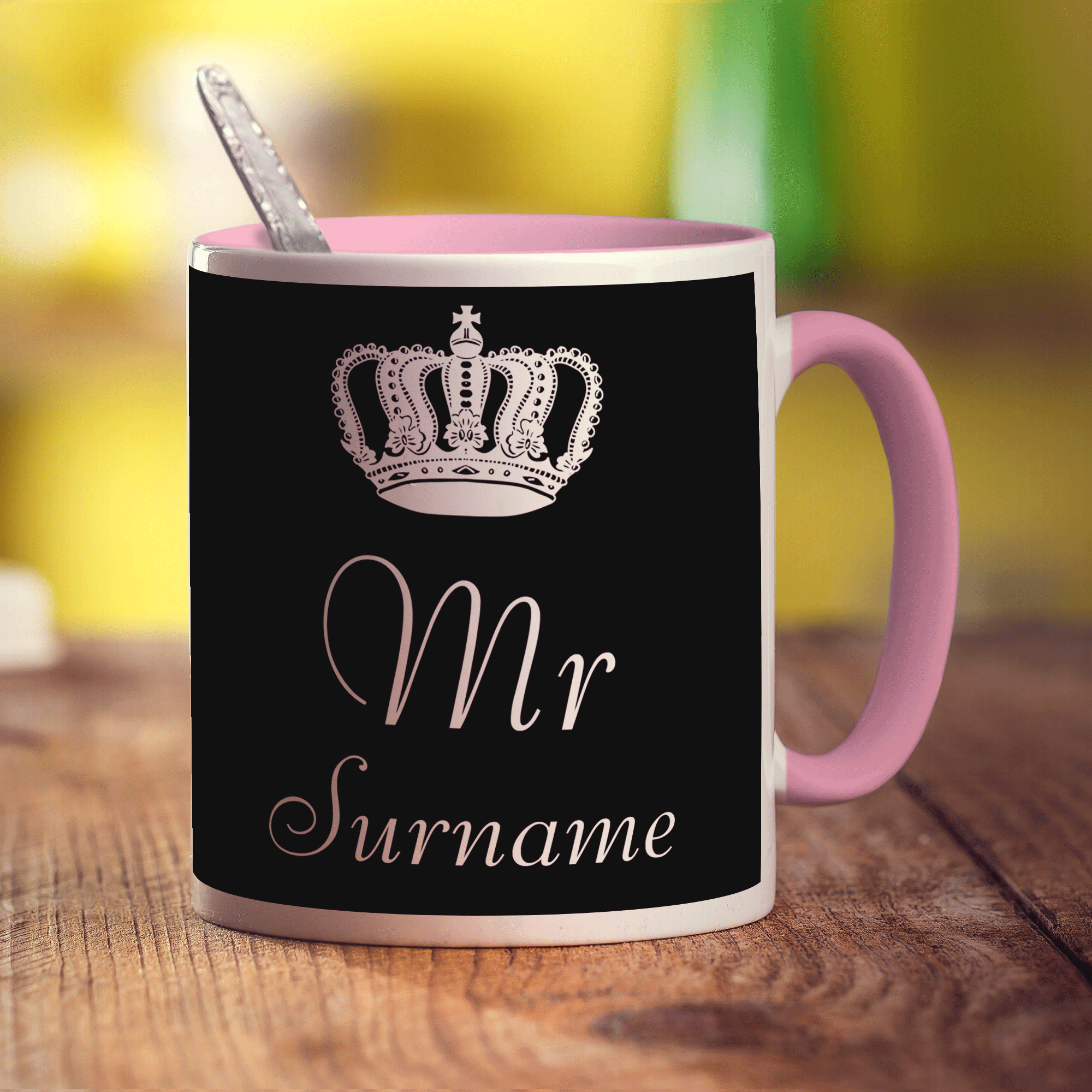 Mr Crown Name Mug