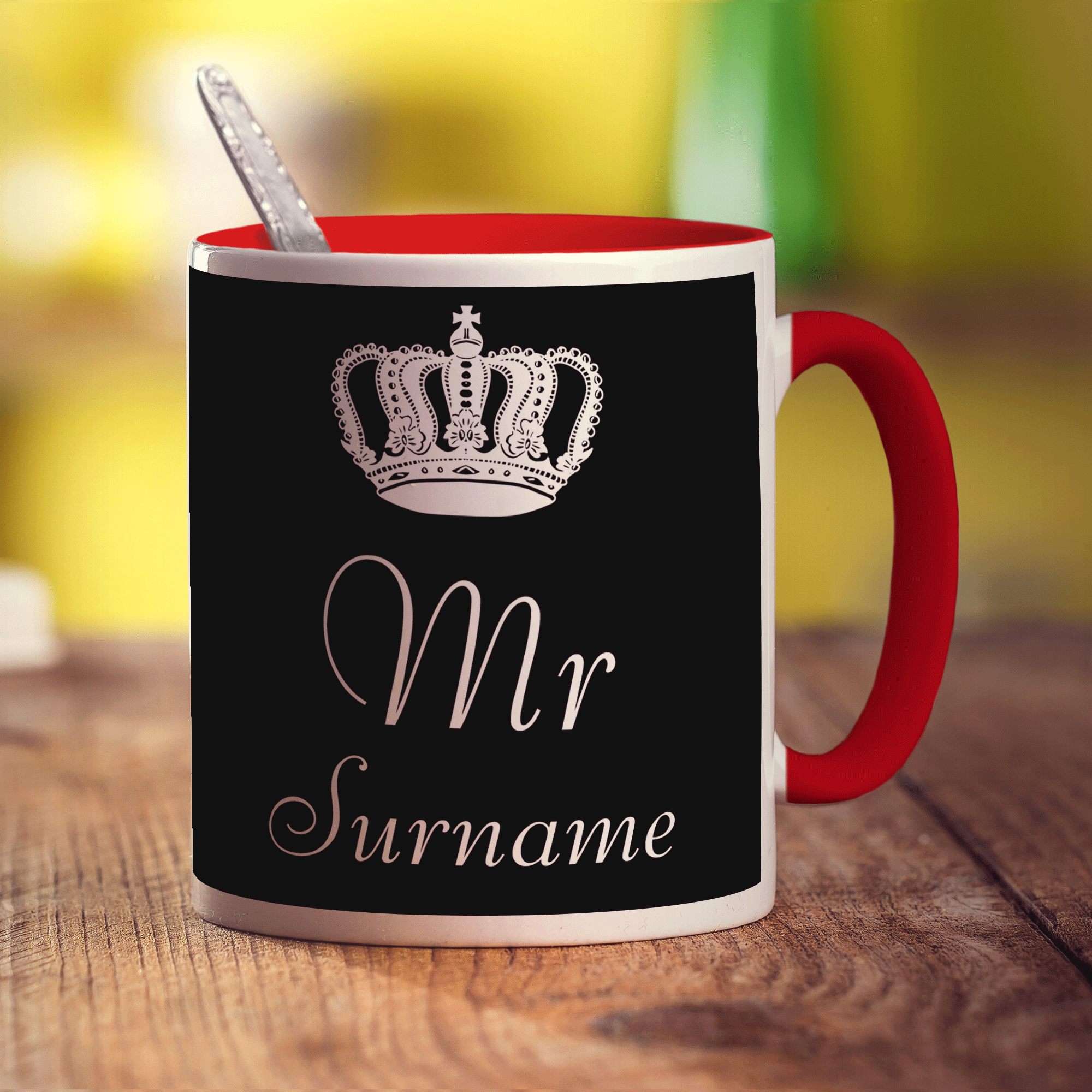Mr Crown Name Mug