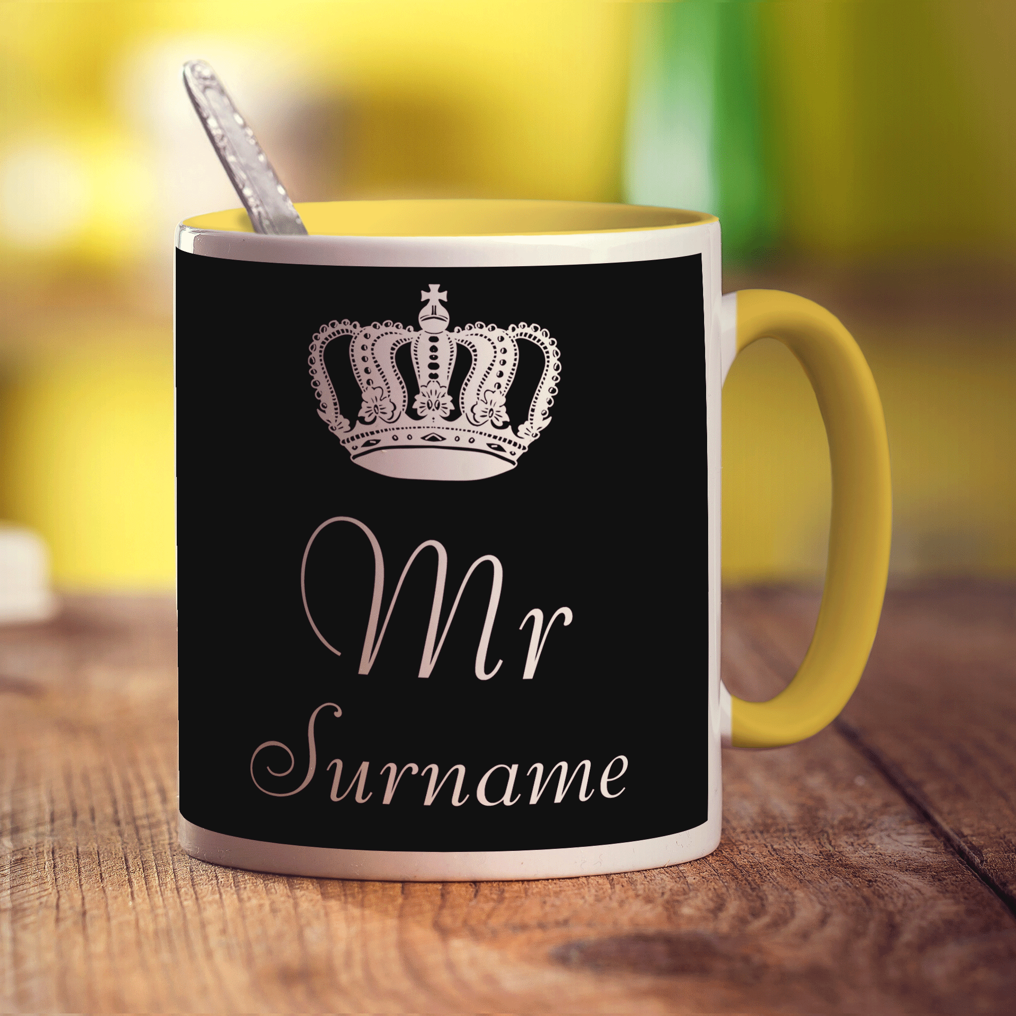 Mr Crown Name Mug