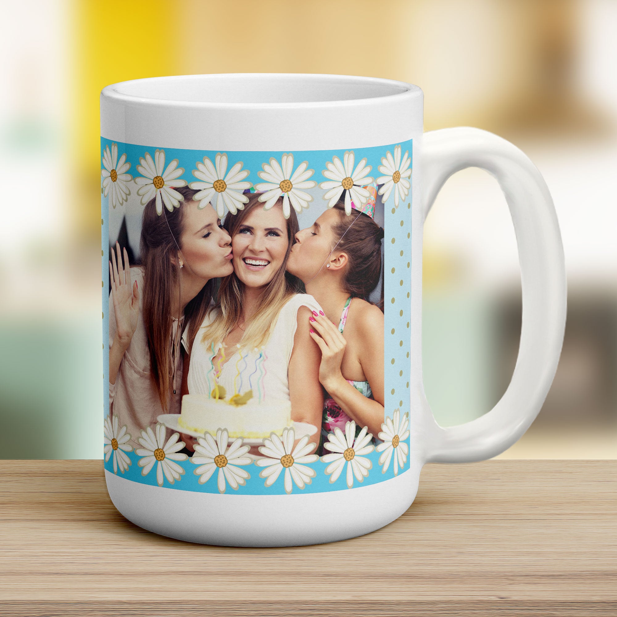 Daisy Photo Mug
