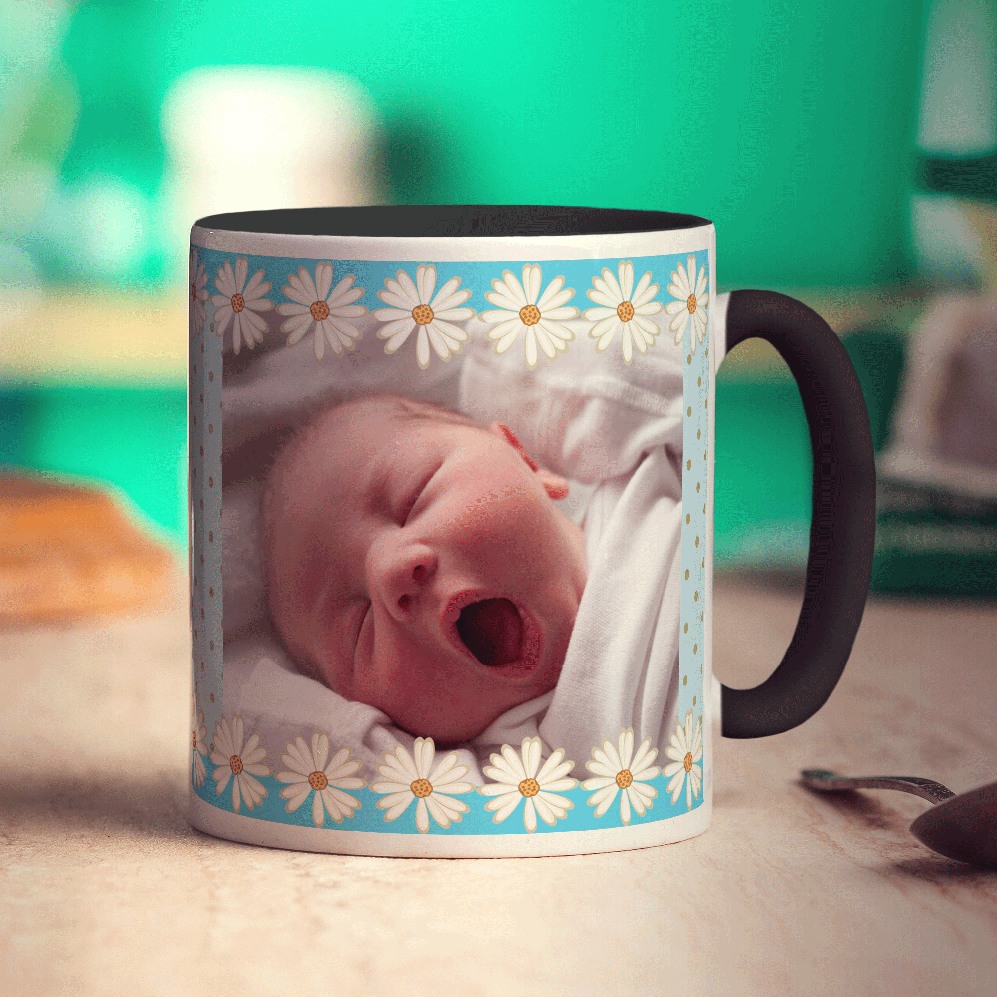 Daisy Photo Mug