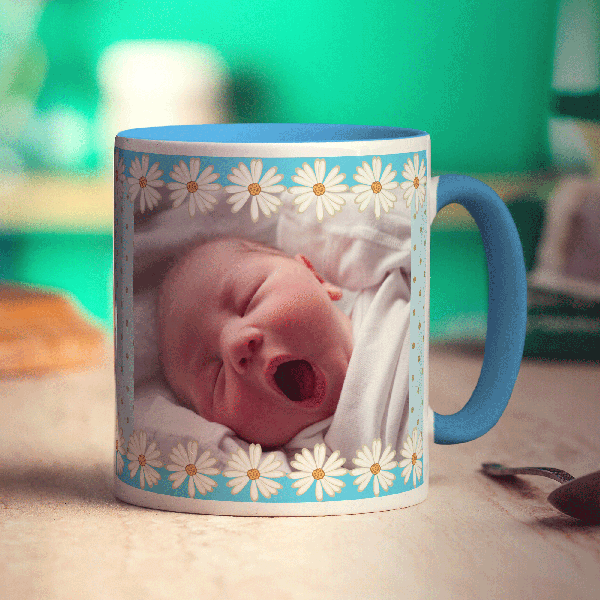 Daisy Photo Mug