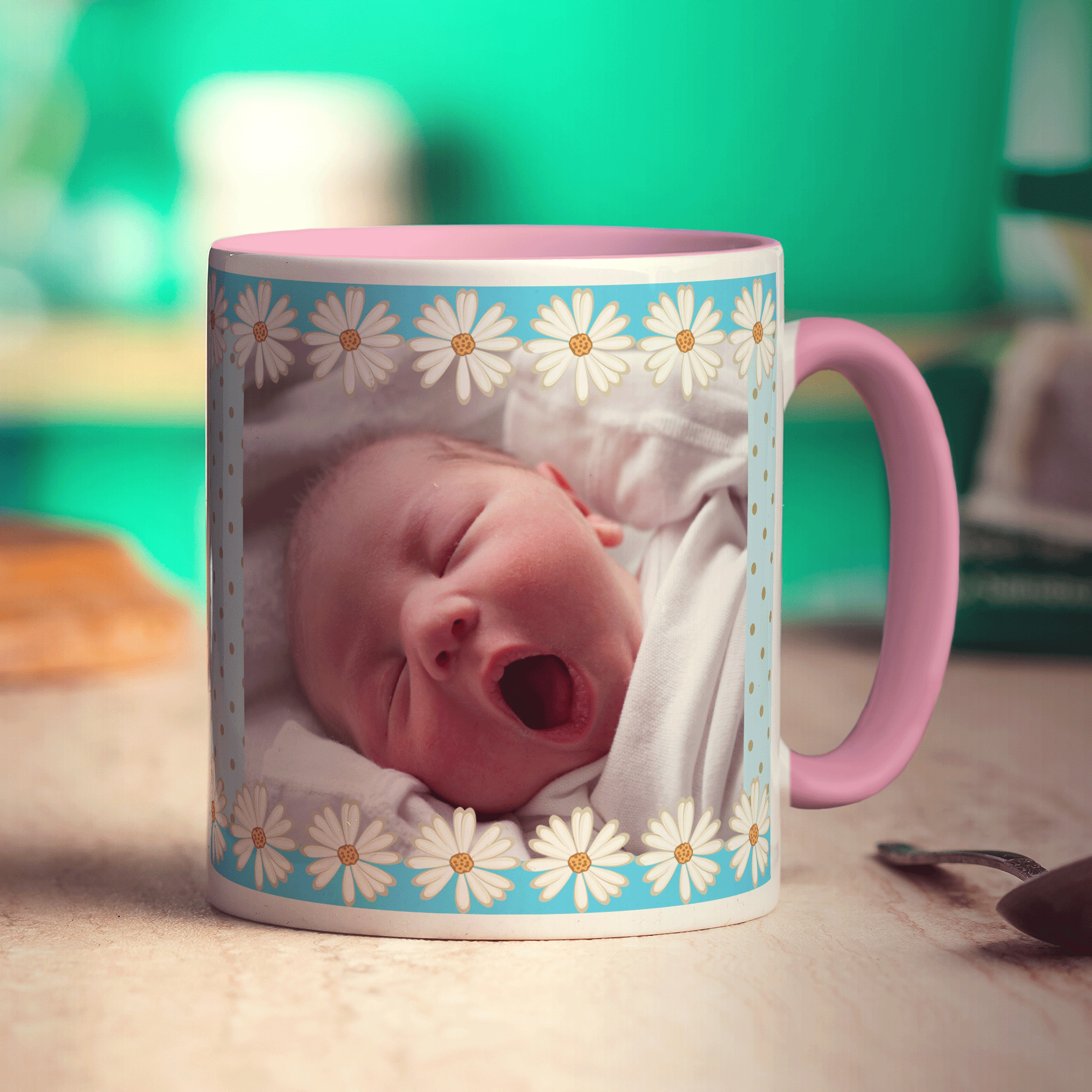 Daisy Photo Mug