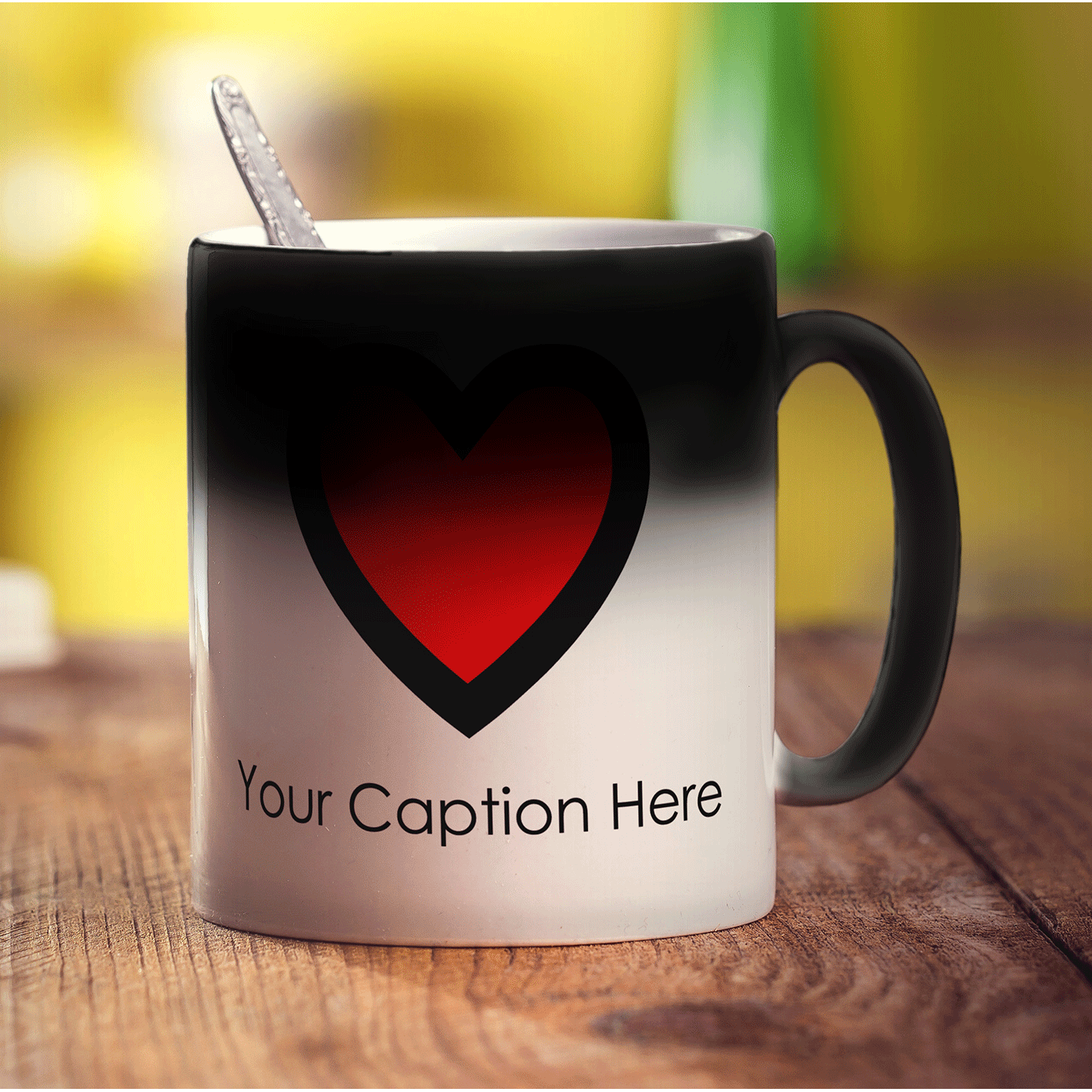 Heart Mug - Standard 330ml (11oz) / Magic Mug