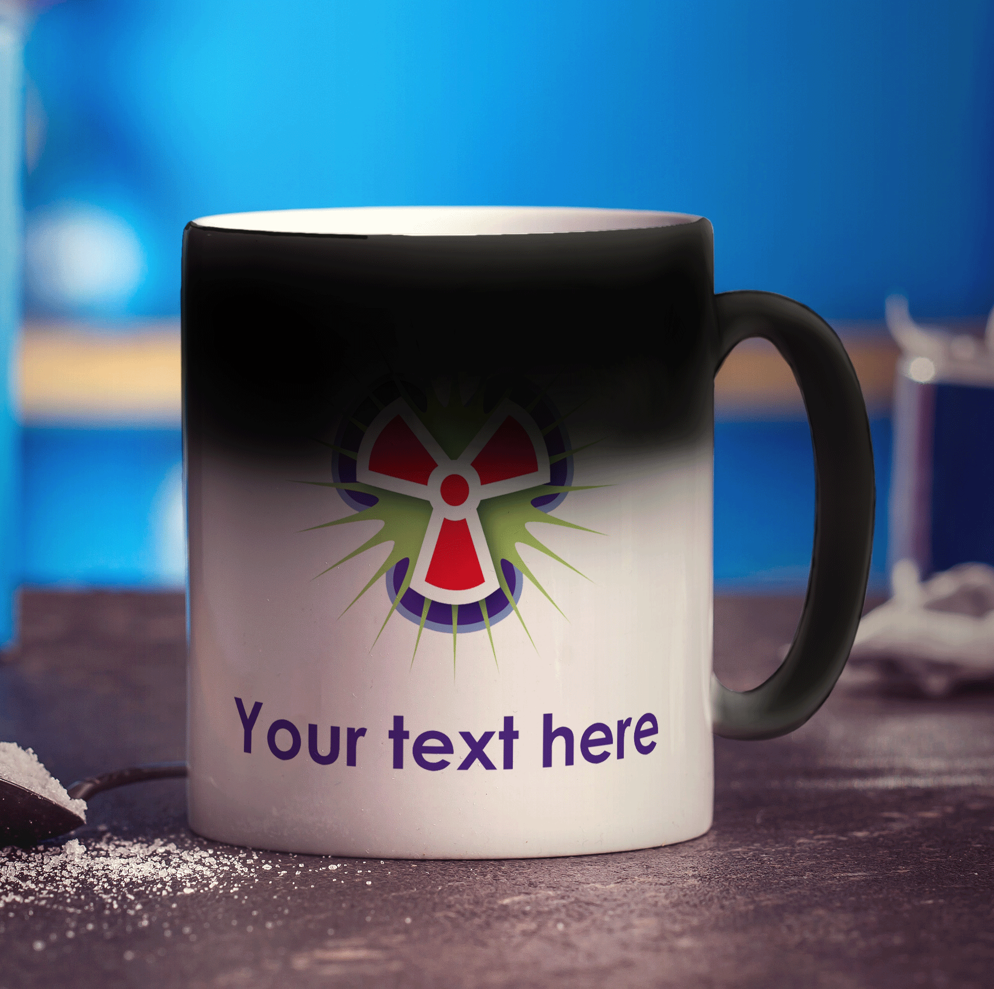 Personalised Toxic Warning Mugs - Standard 330ml (11oz) / Magic Mug