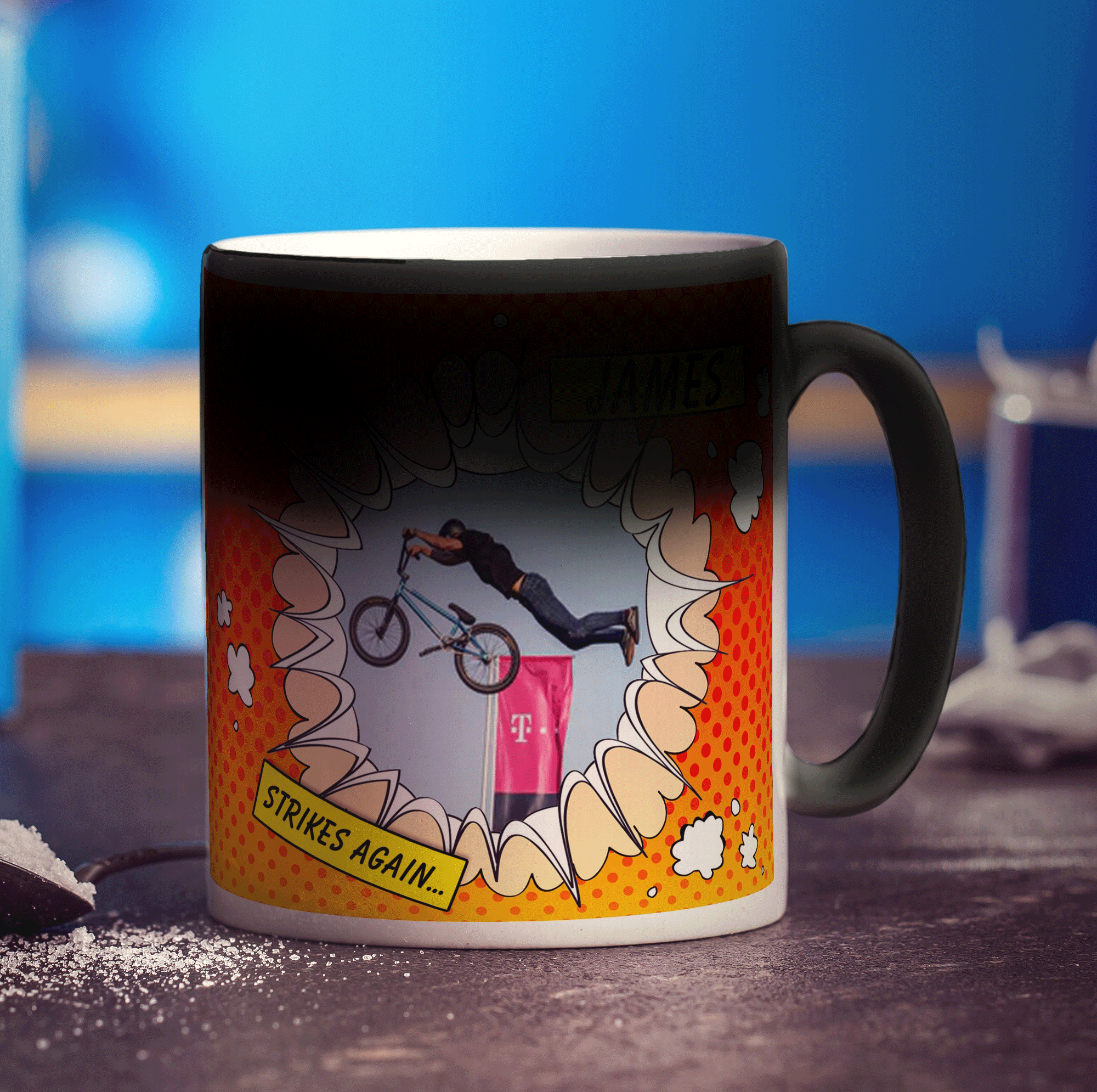 Comic Book Style Novelty Mug - Standard 330ml (11oz) / Magic Mug