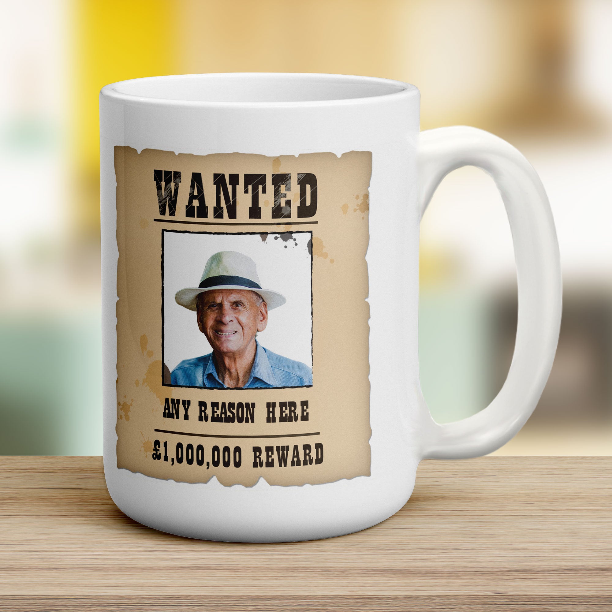 Wanted Poster Photo Mug
