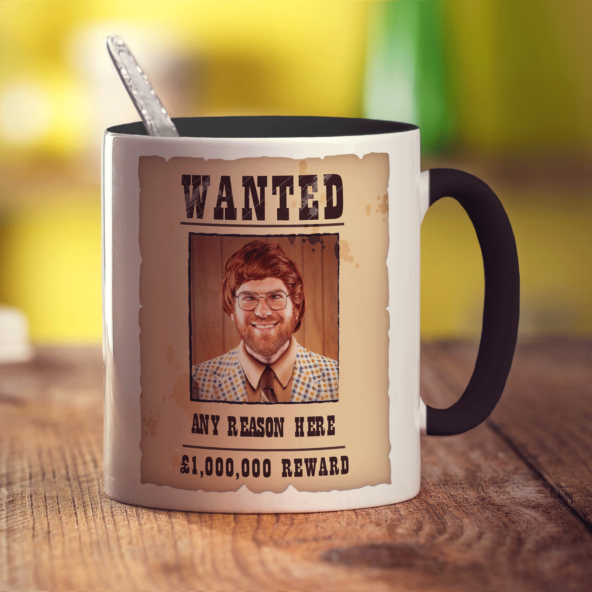 Wanted Poster Photo Mug