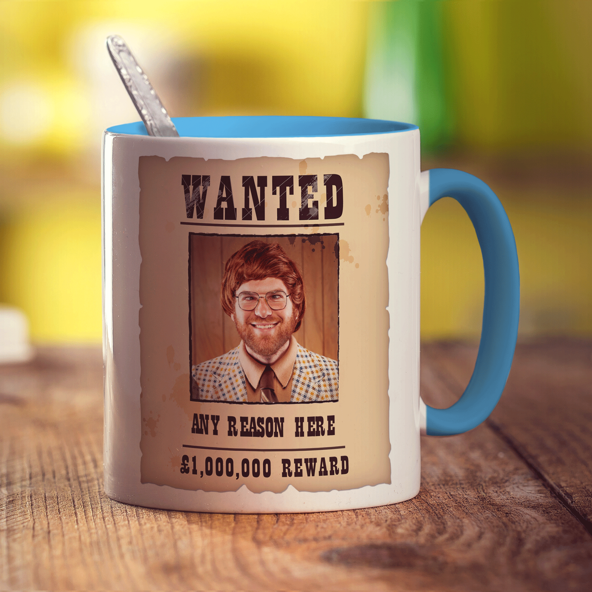 Wanted Poster Photo Mug