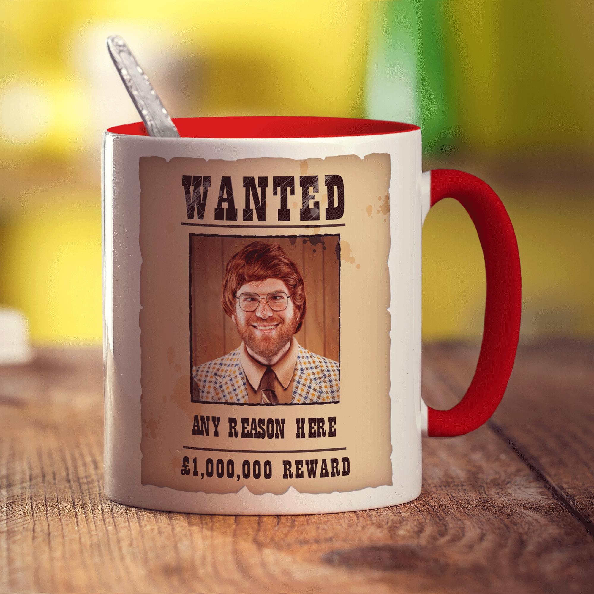 Wanted Poster Photo Mug