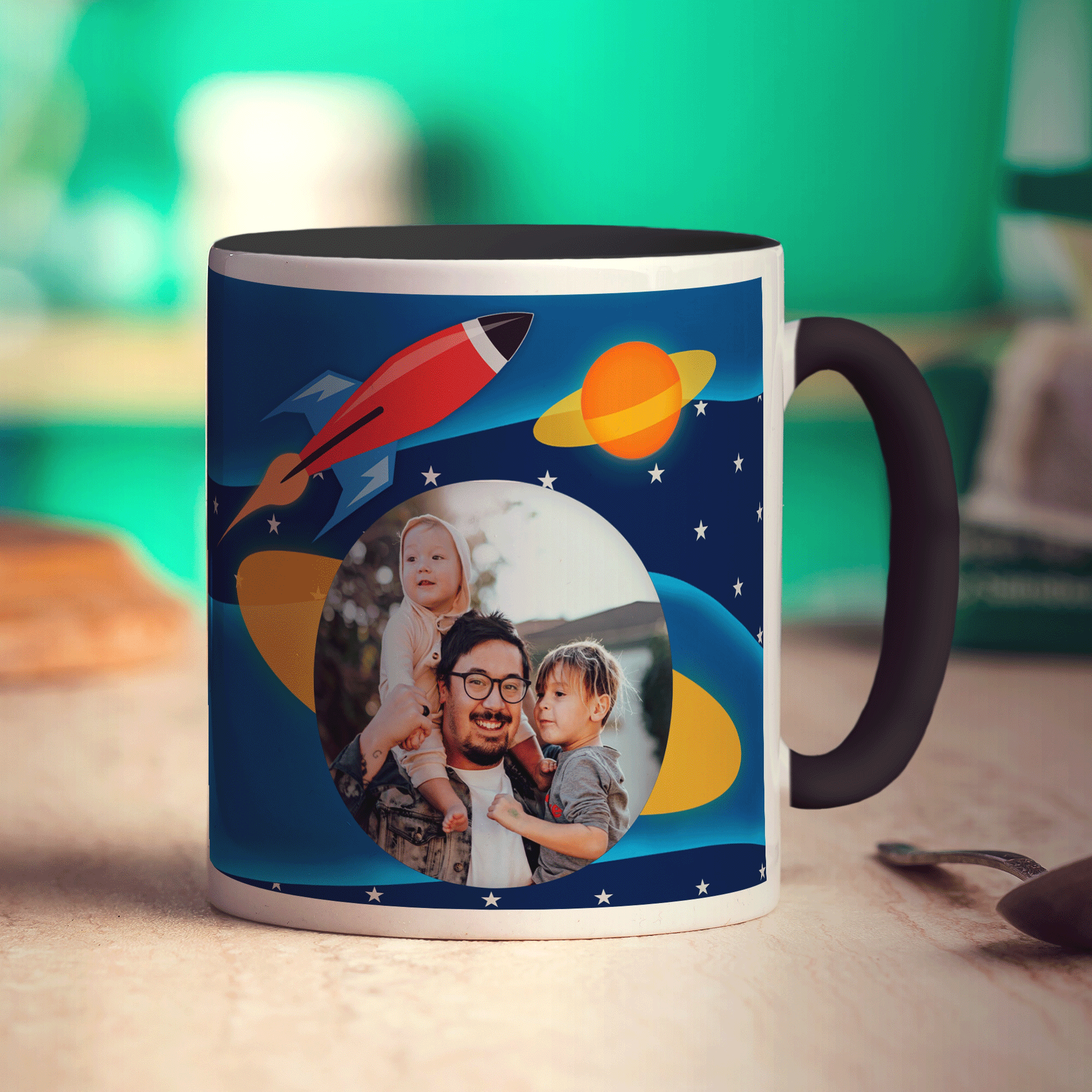 Rocket Photo Mug