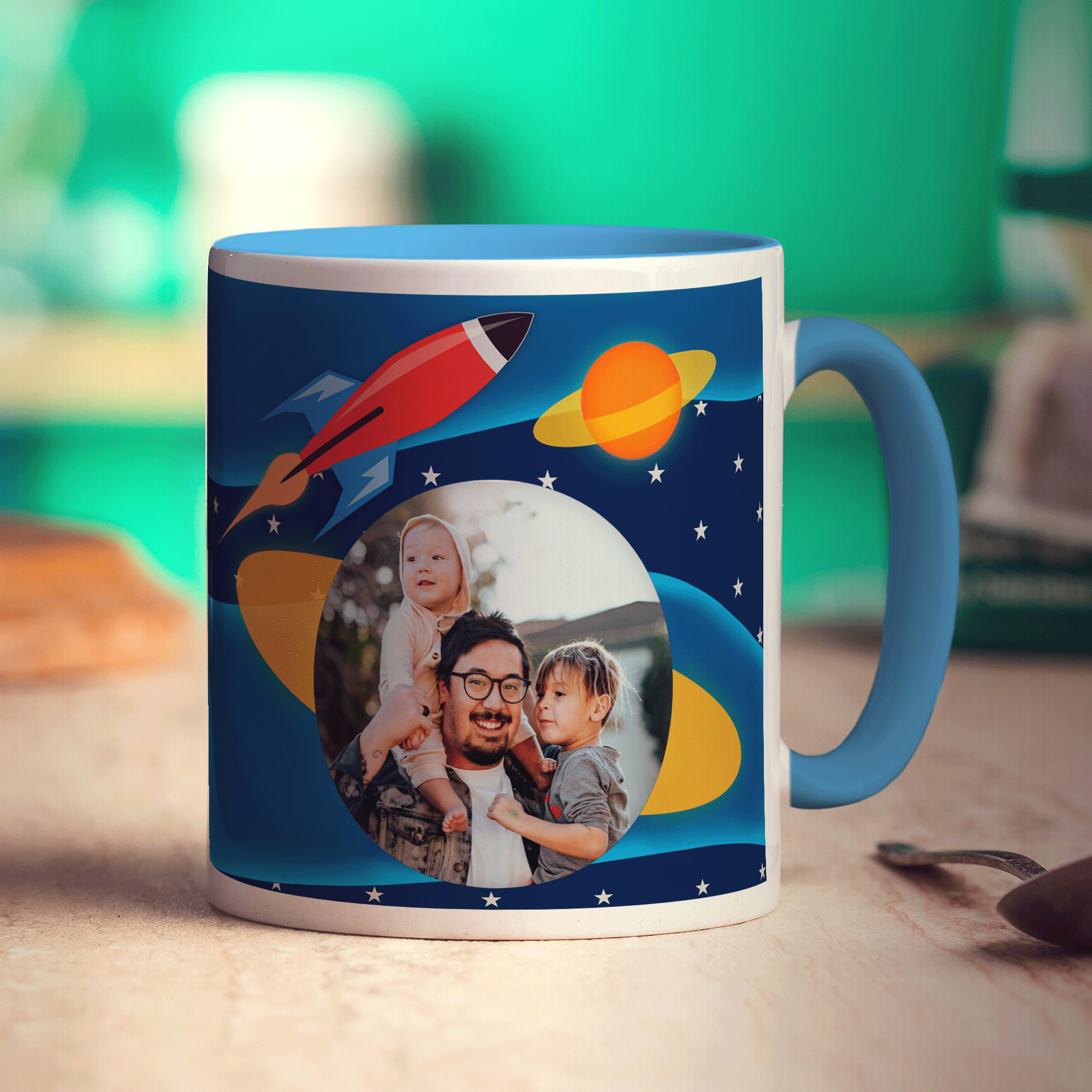 Rocket Photo Mug