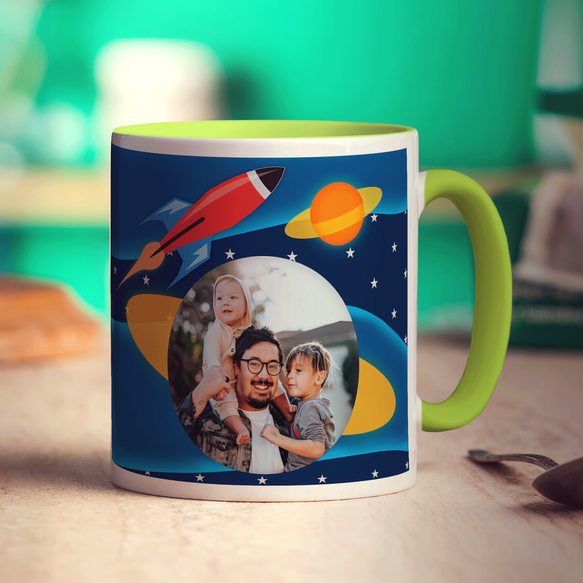 Rocket Photo Mug