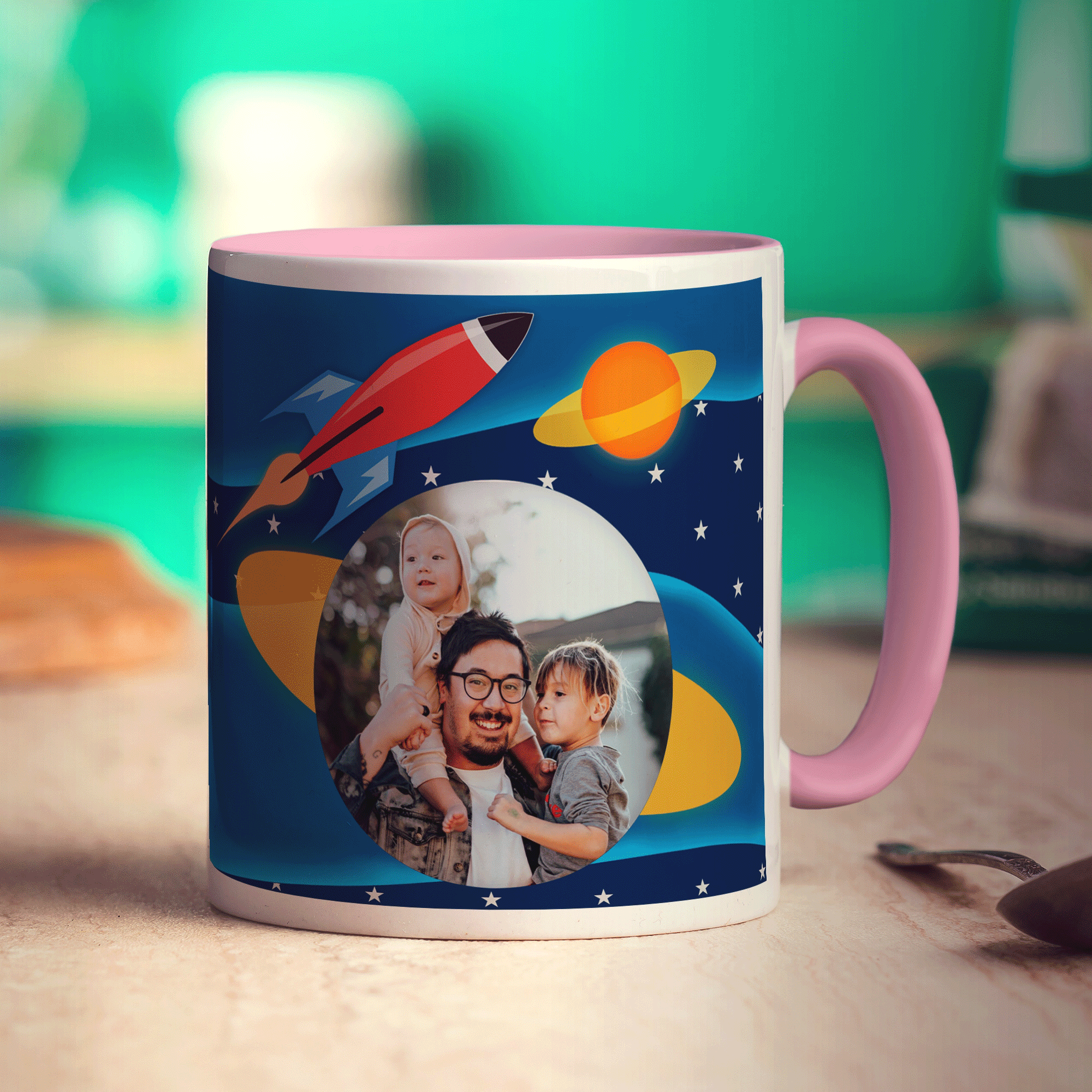Rocket Photo Mug