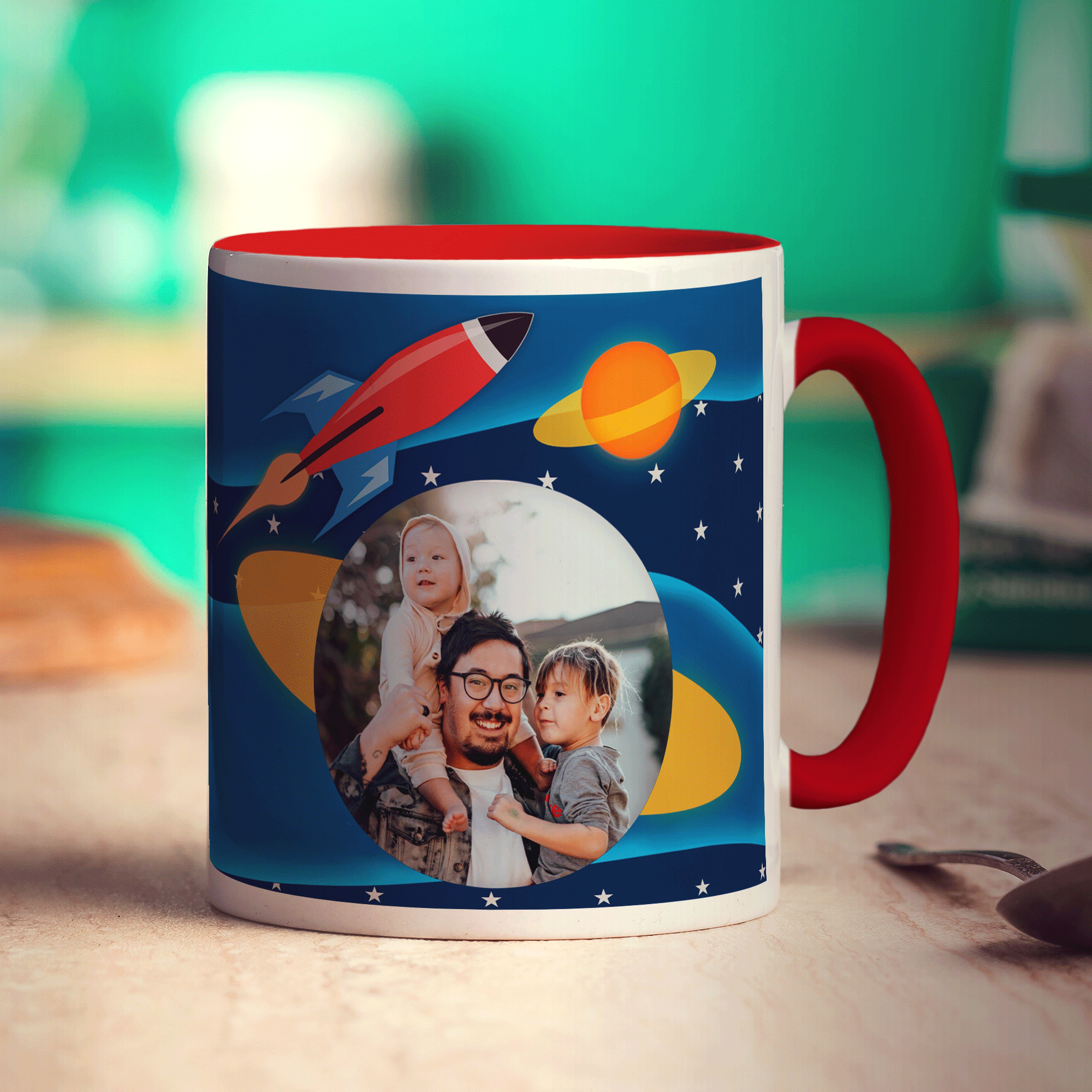 Rocket Photo Mug