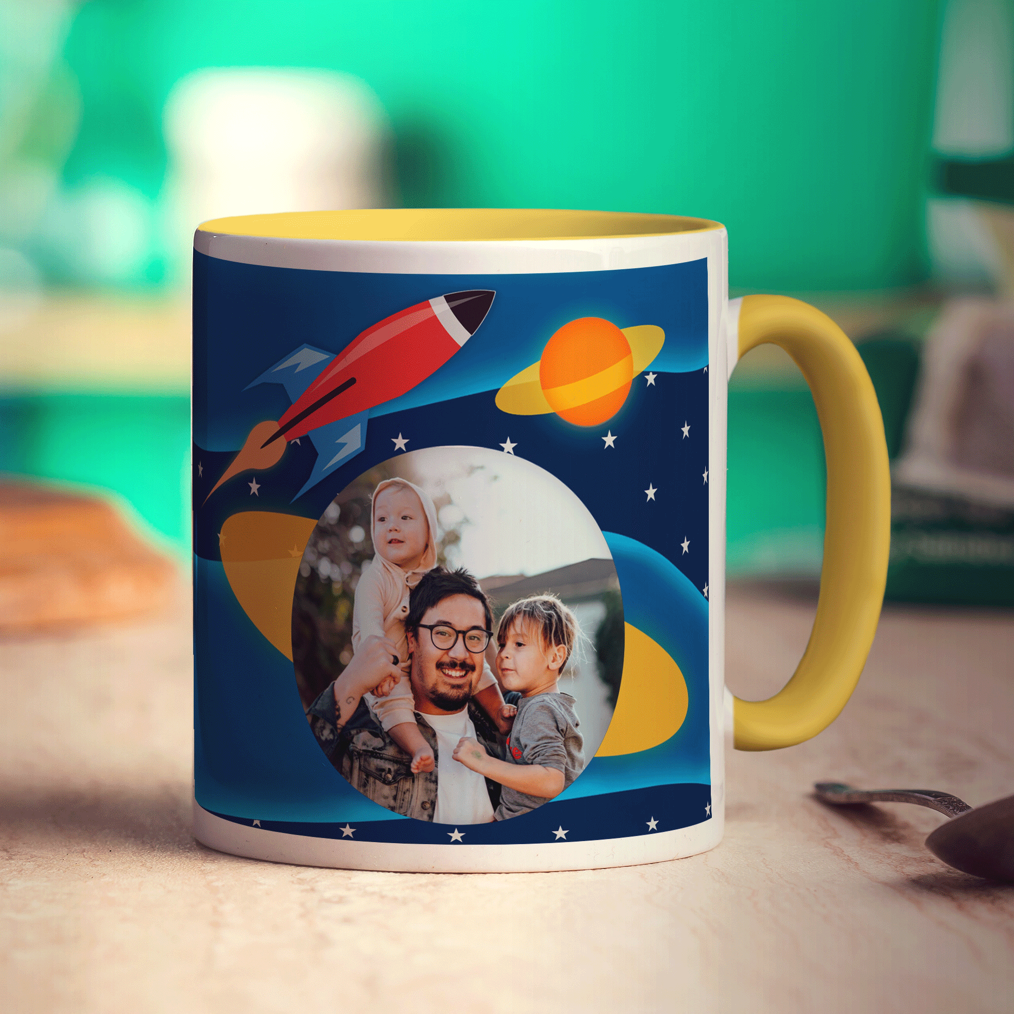Rocket Photo Mug