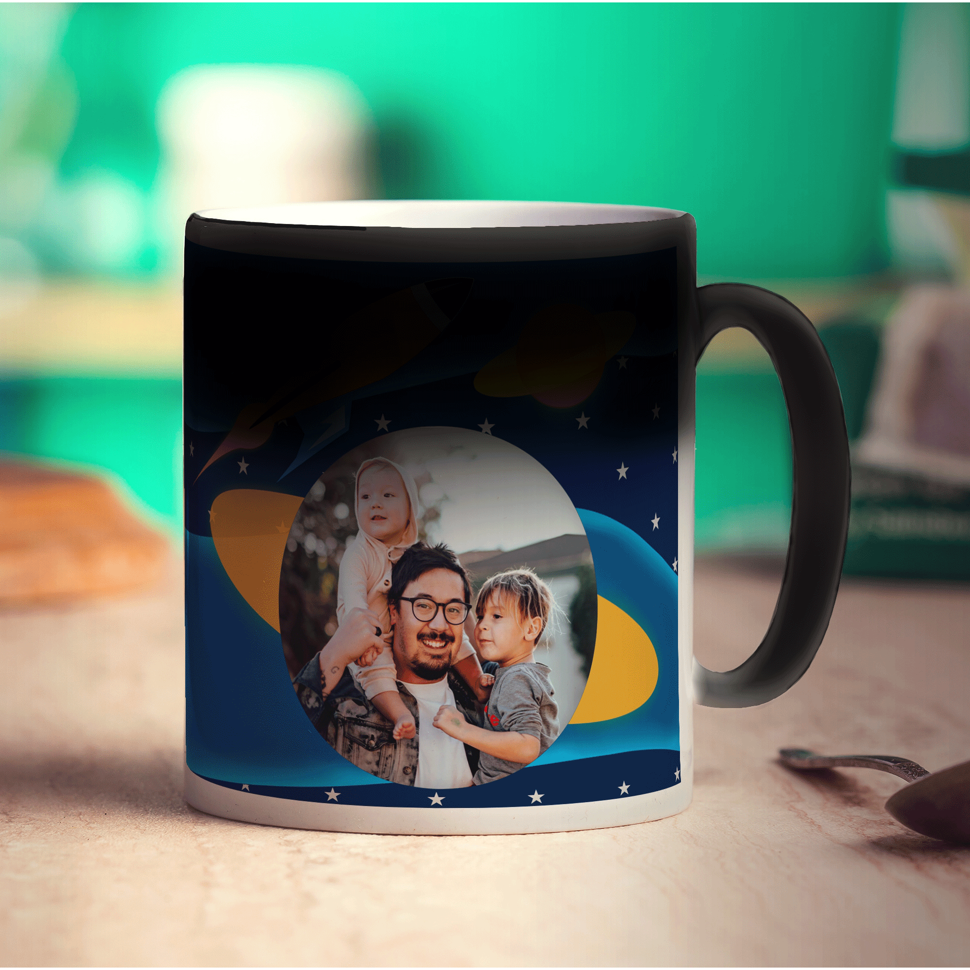 Rocket Photo Mug