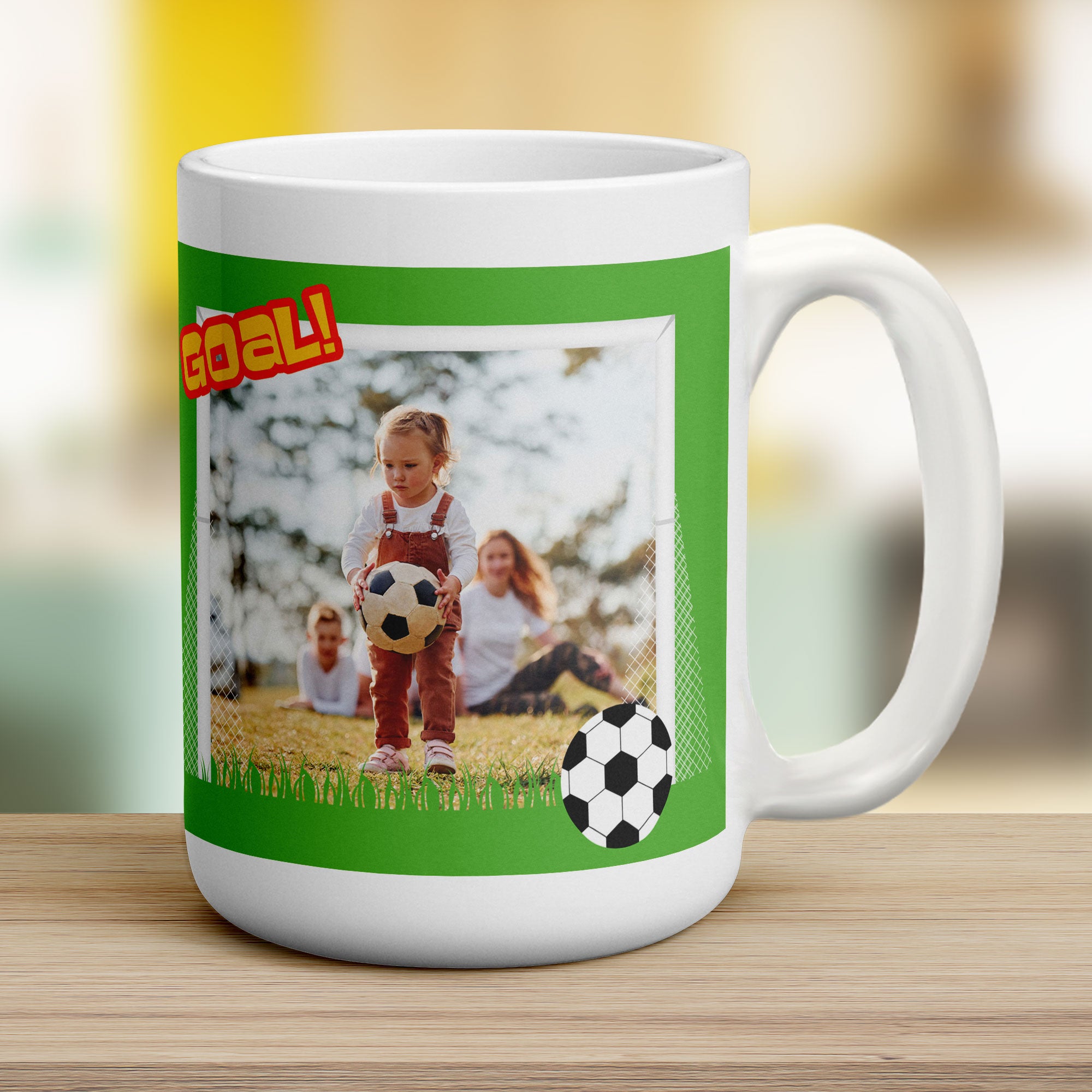 Football Themed Photo Mug