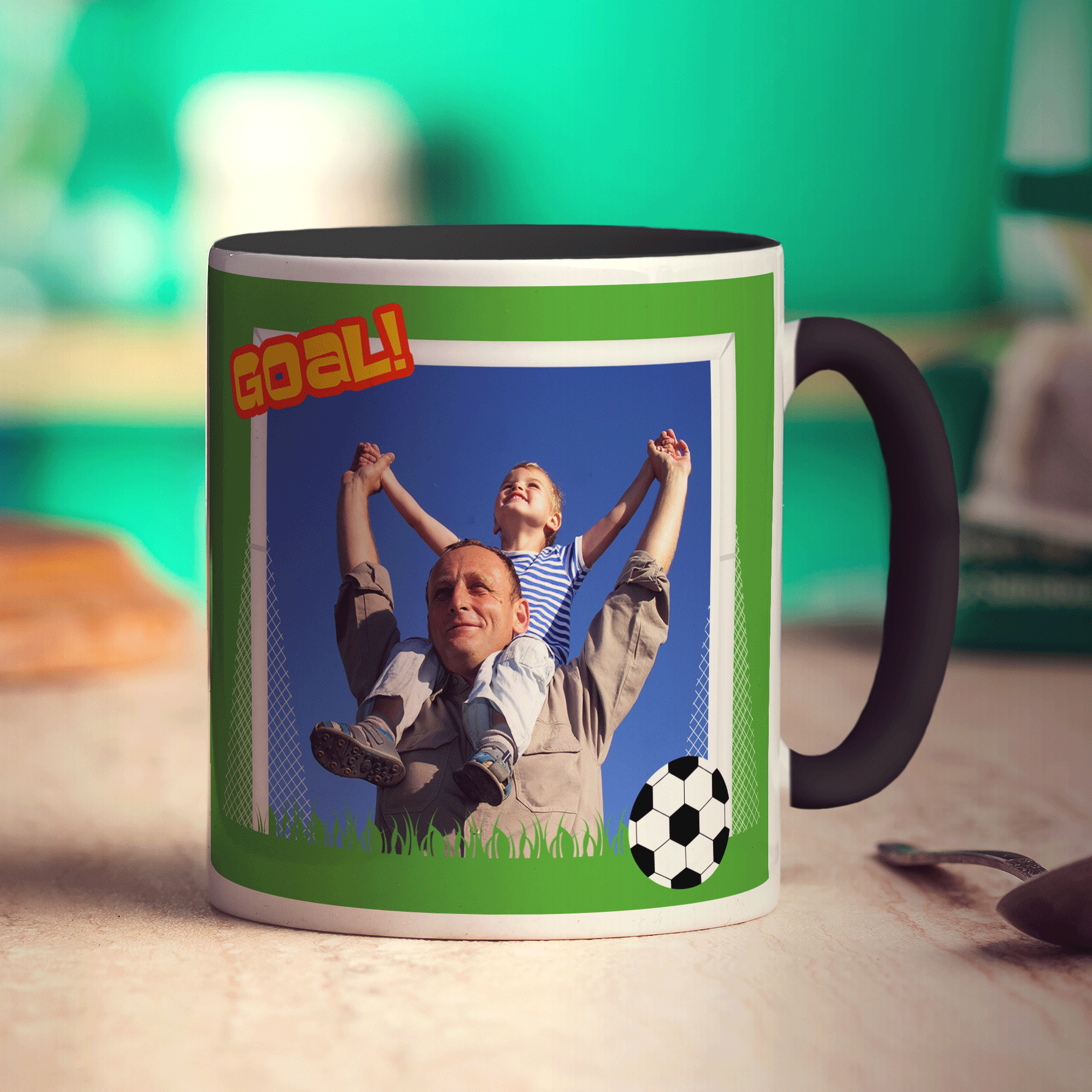 Football Themed Photo Mug