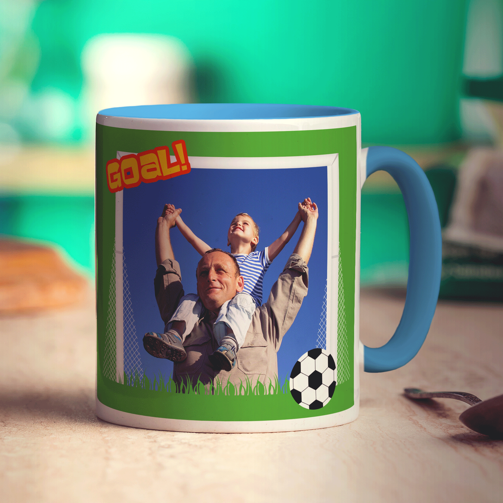 Football Themed Photo Mug