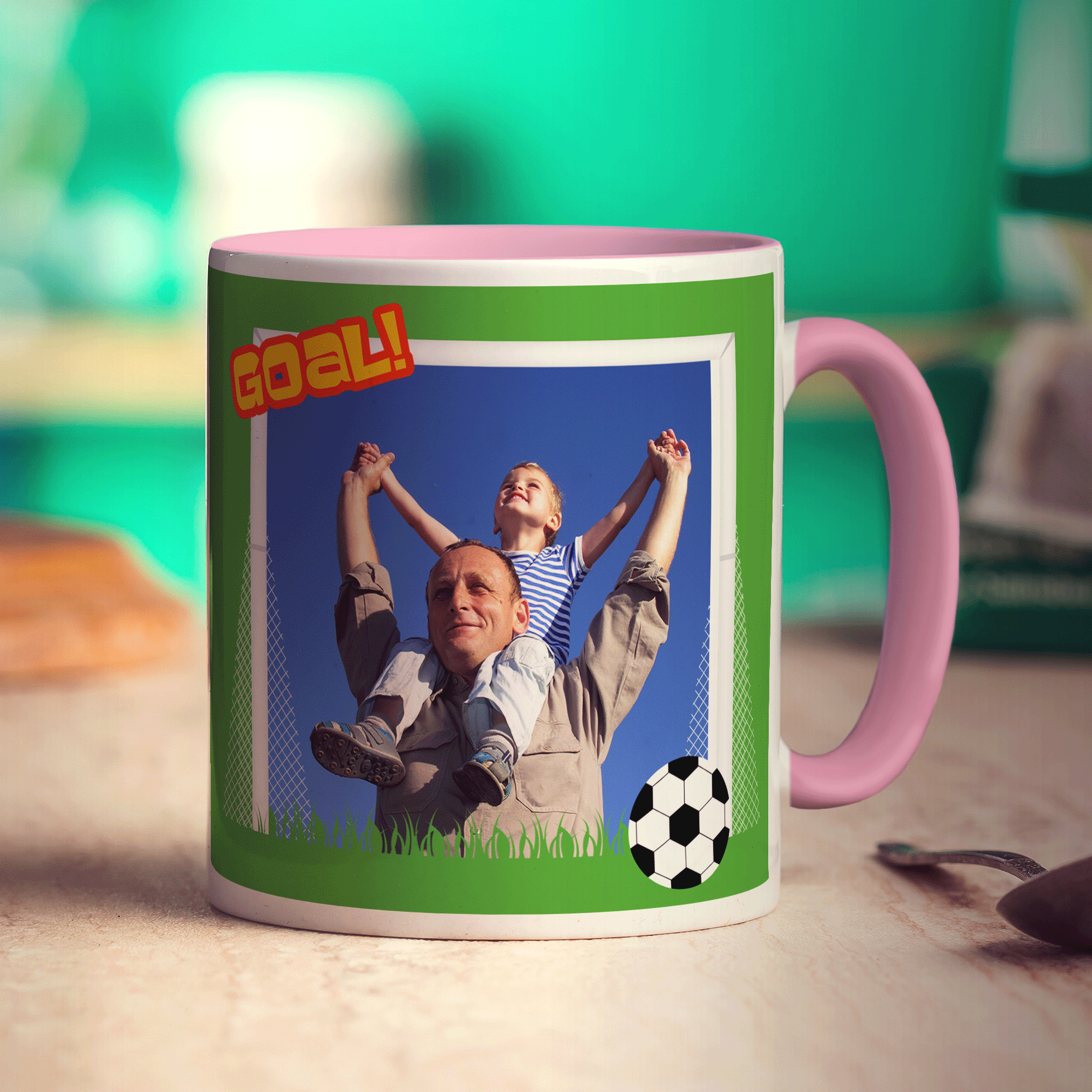 Football Themed Photo Mug