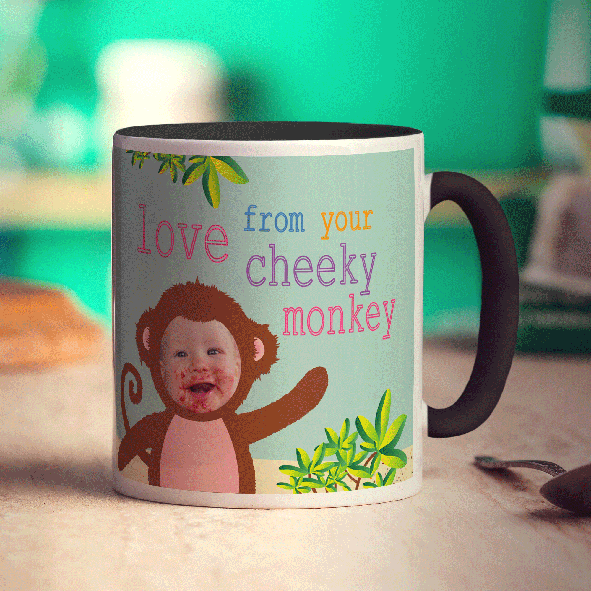 Cheeky Monkey Photo Mug