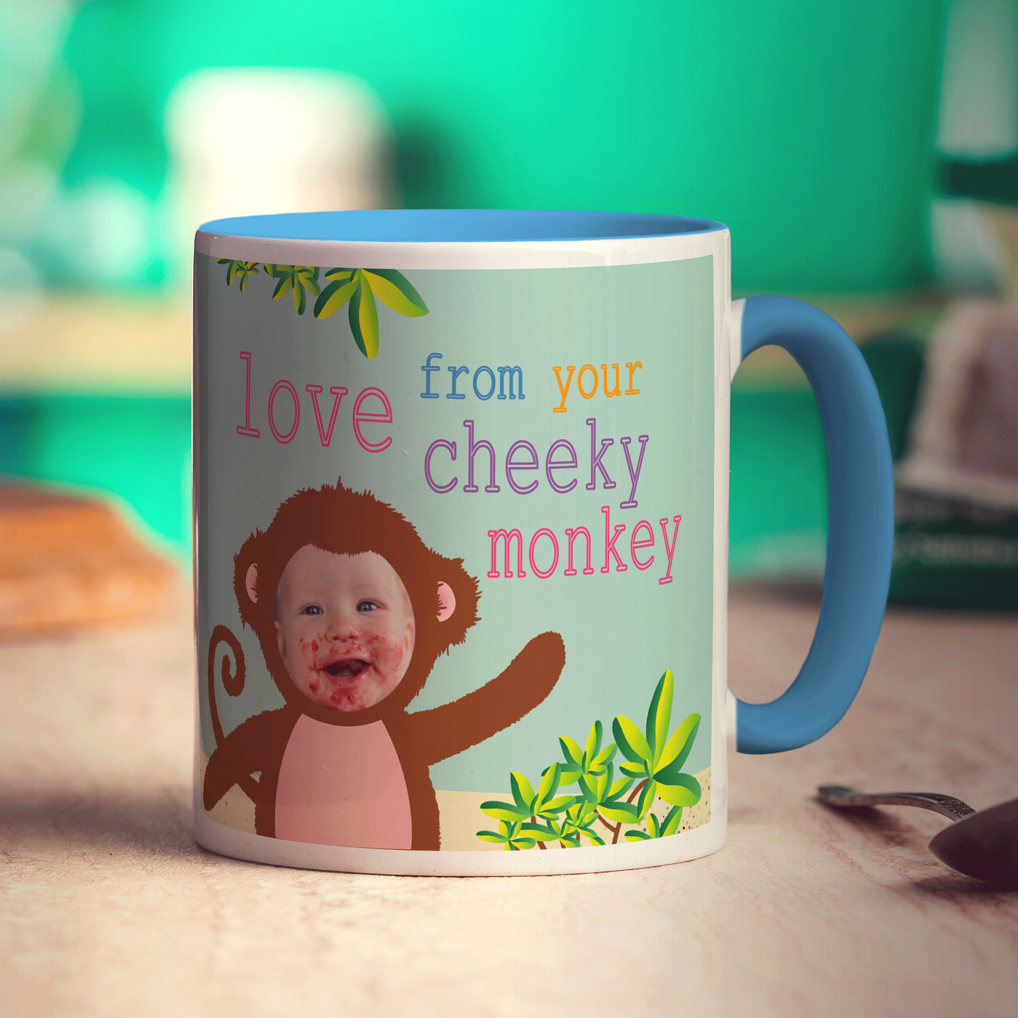 Cheeky Monkey Photo Mug