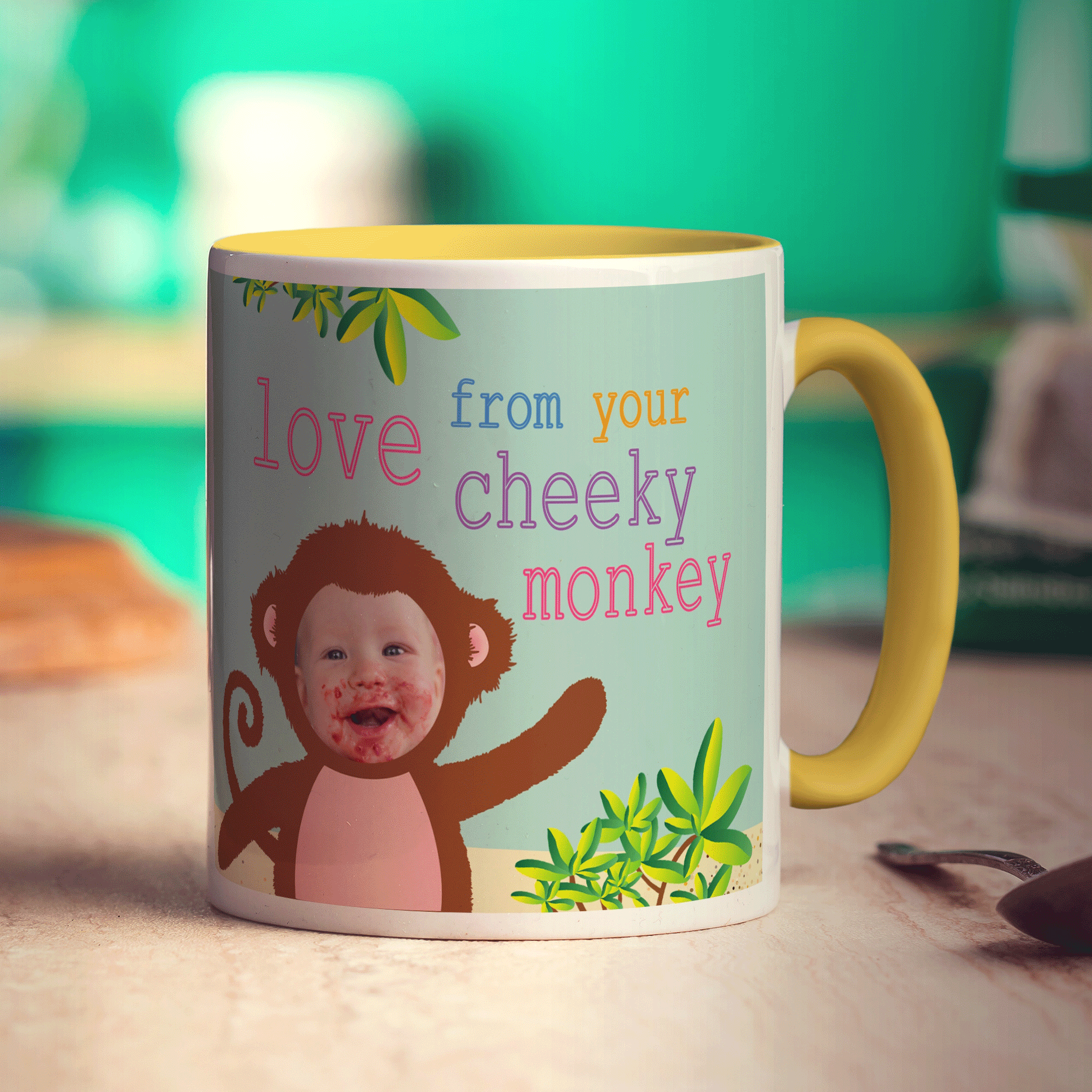 Cheeky Monkey Photo Mug