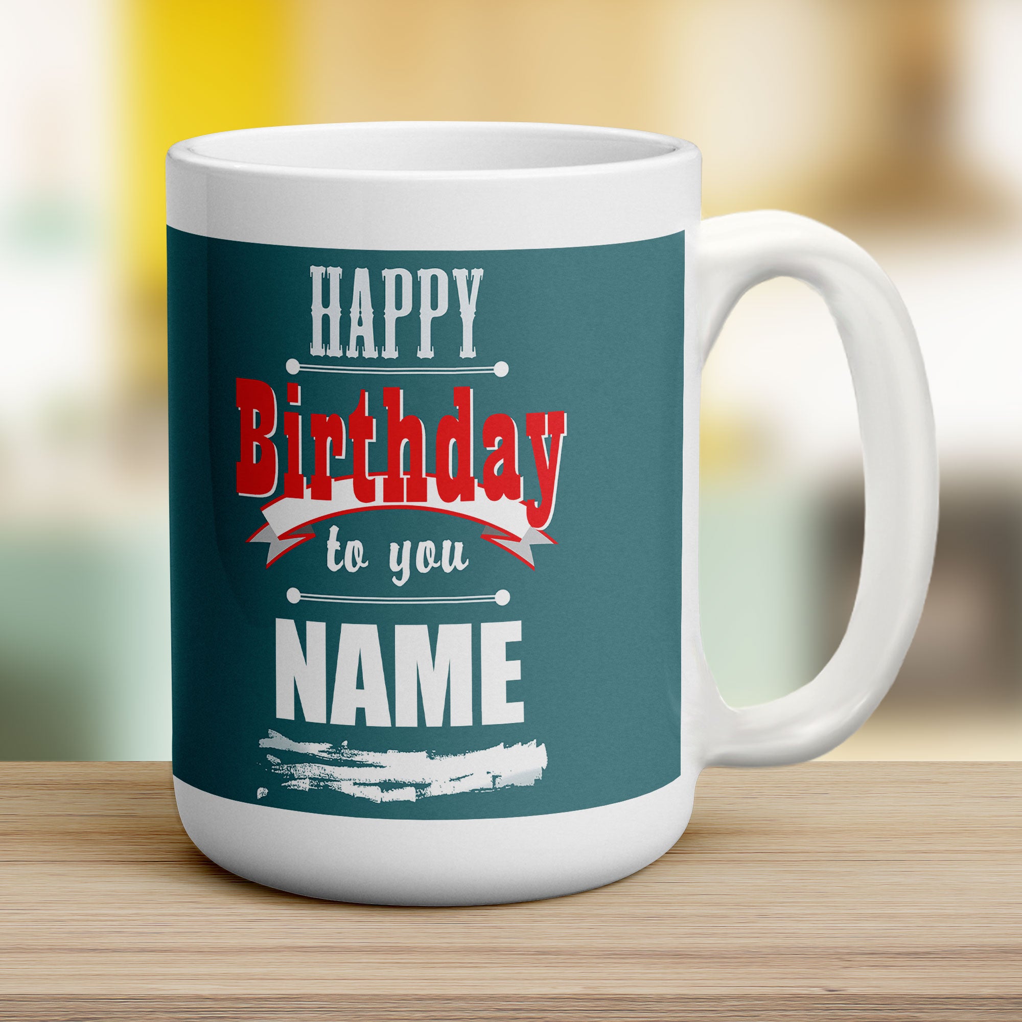 Playbill Birthday Message Mug
