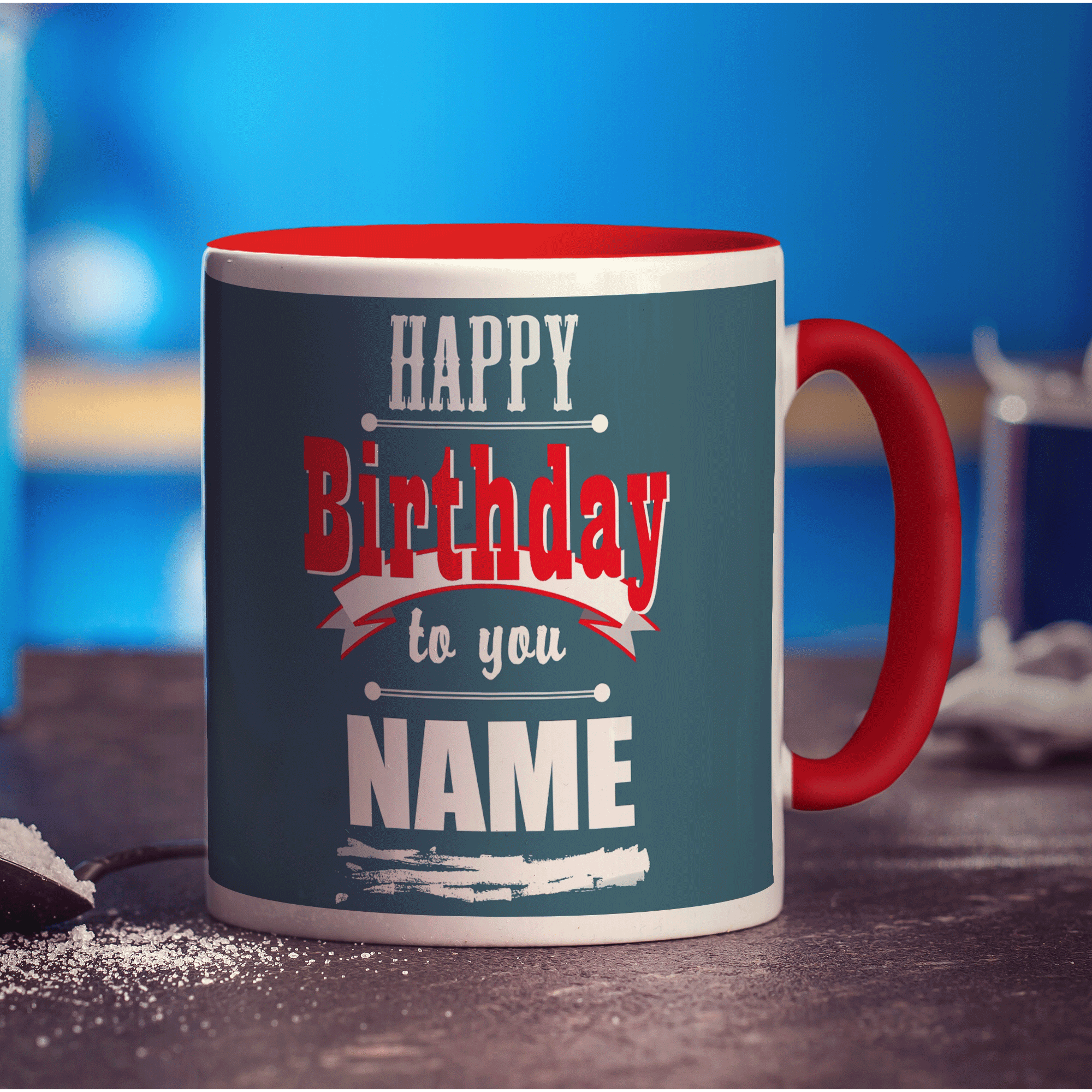 Playbill Birthday Message Mug