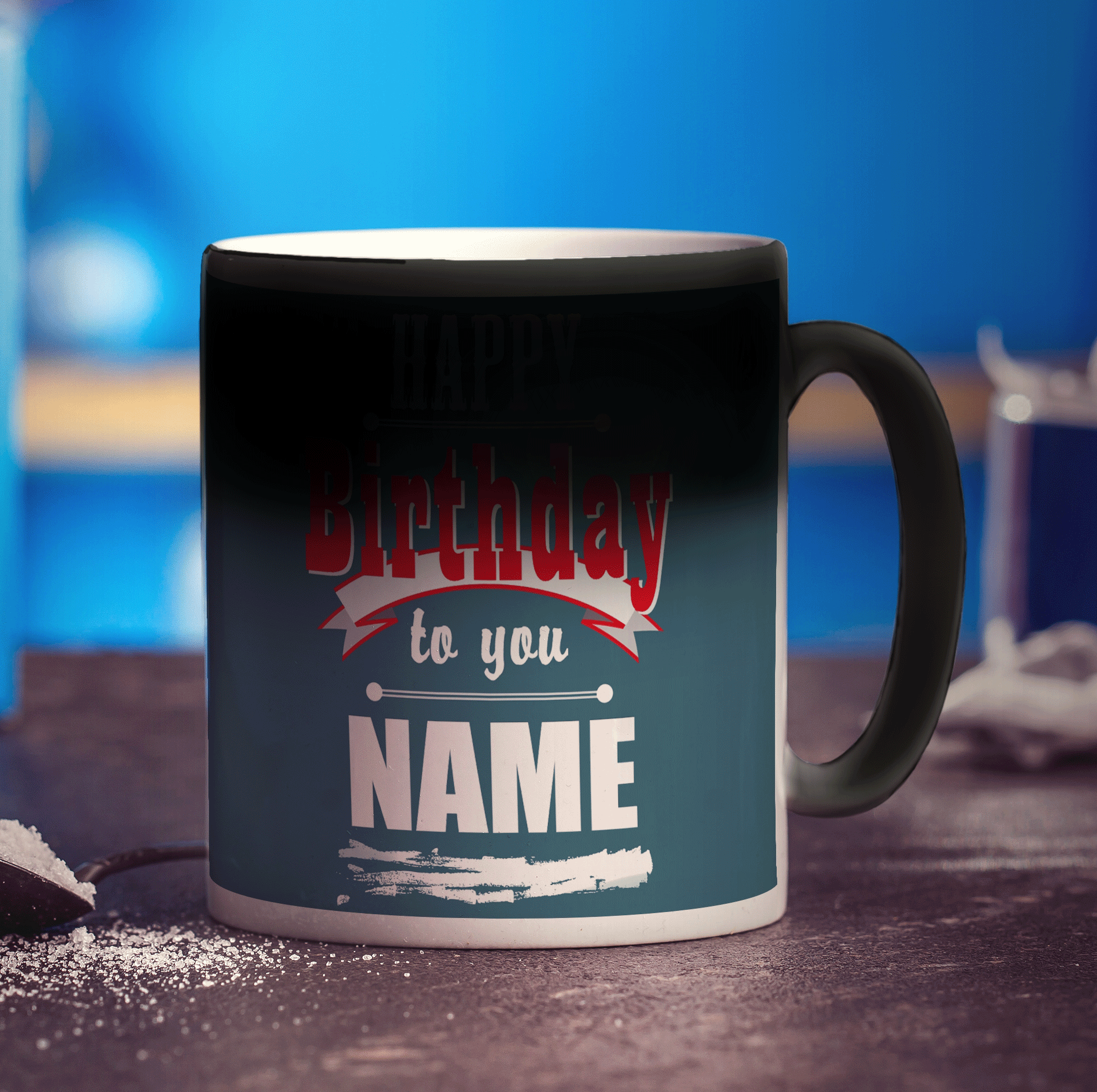 Playbill Birthday Message Mug