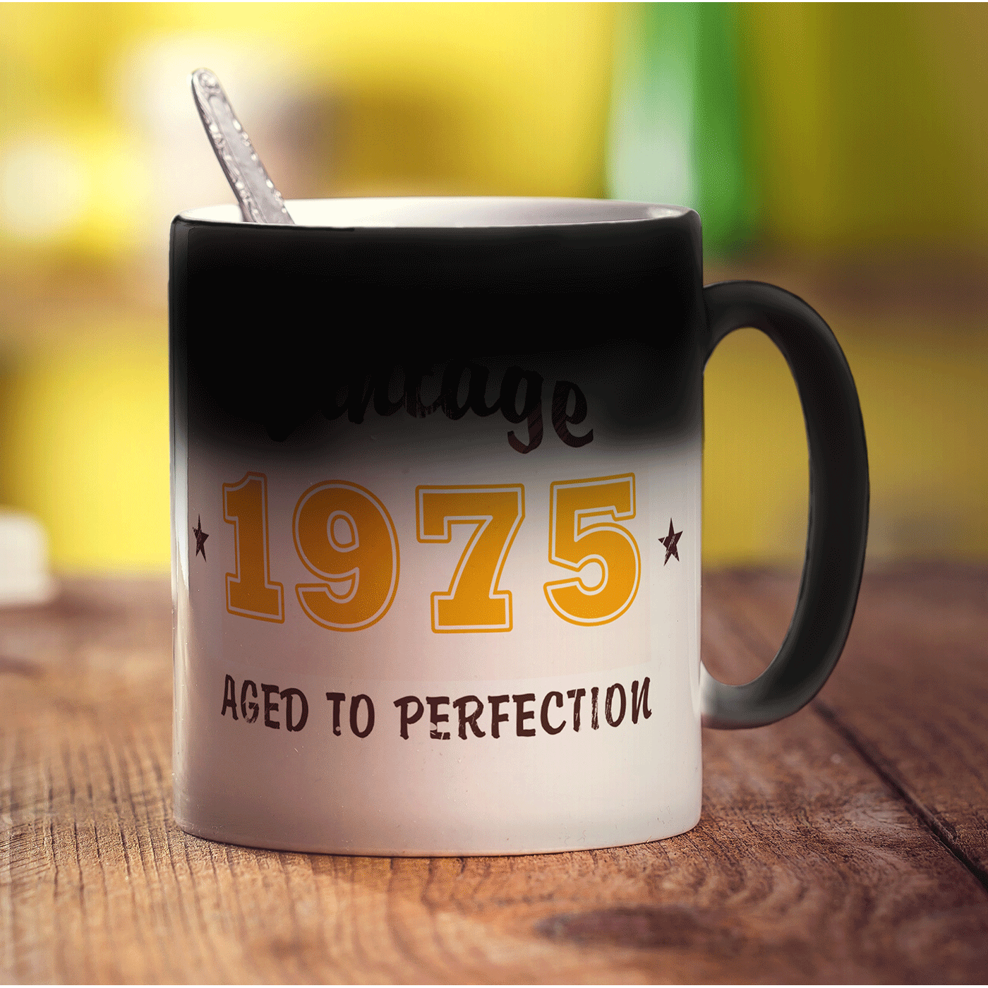 Vintage Year Custom Mug - Standard 330ml (11oz) / Magic Mug