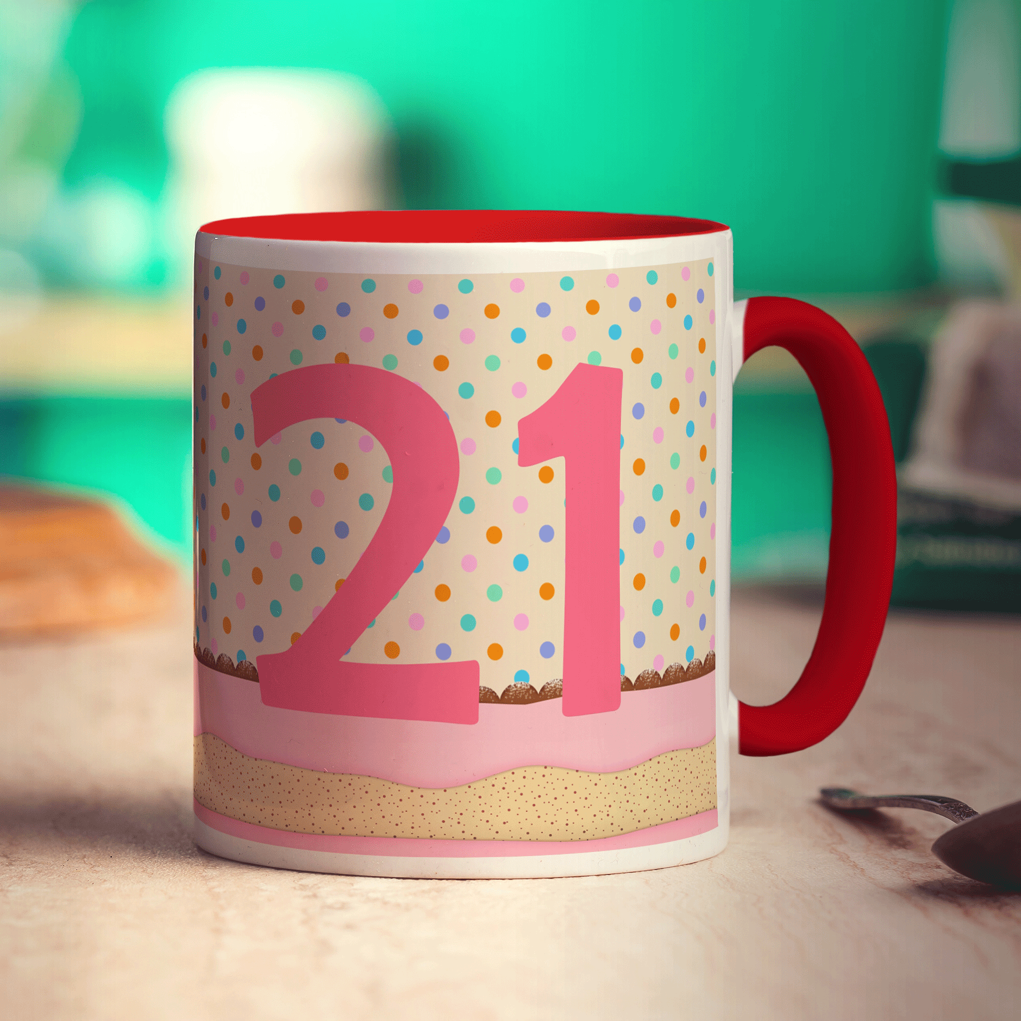 Slice Of Cake Photo Age Mug