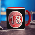 Movie Certificate Age Mug - Standard 330ml (11oz) / Red