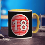 Movie Certificate Age Mug - Standard 330ml (11oz) / Yellow