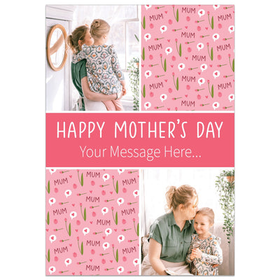 2 Photo Mother's Day Message Card