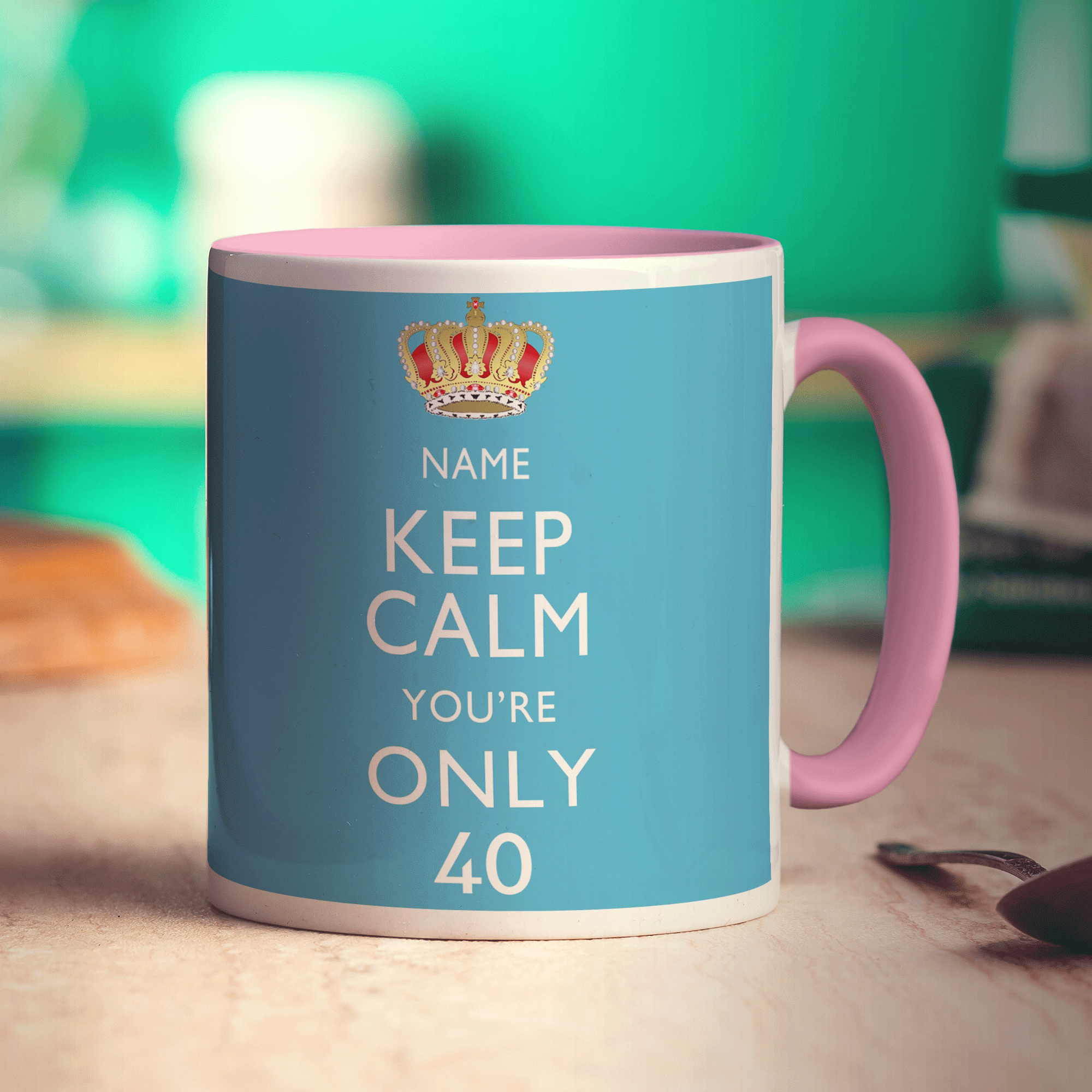 Keep Calm You're Only... Personalised Mug