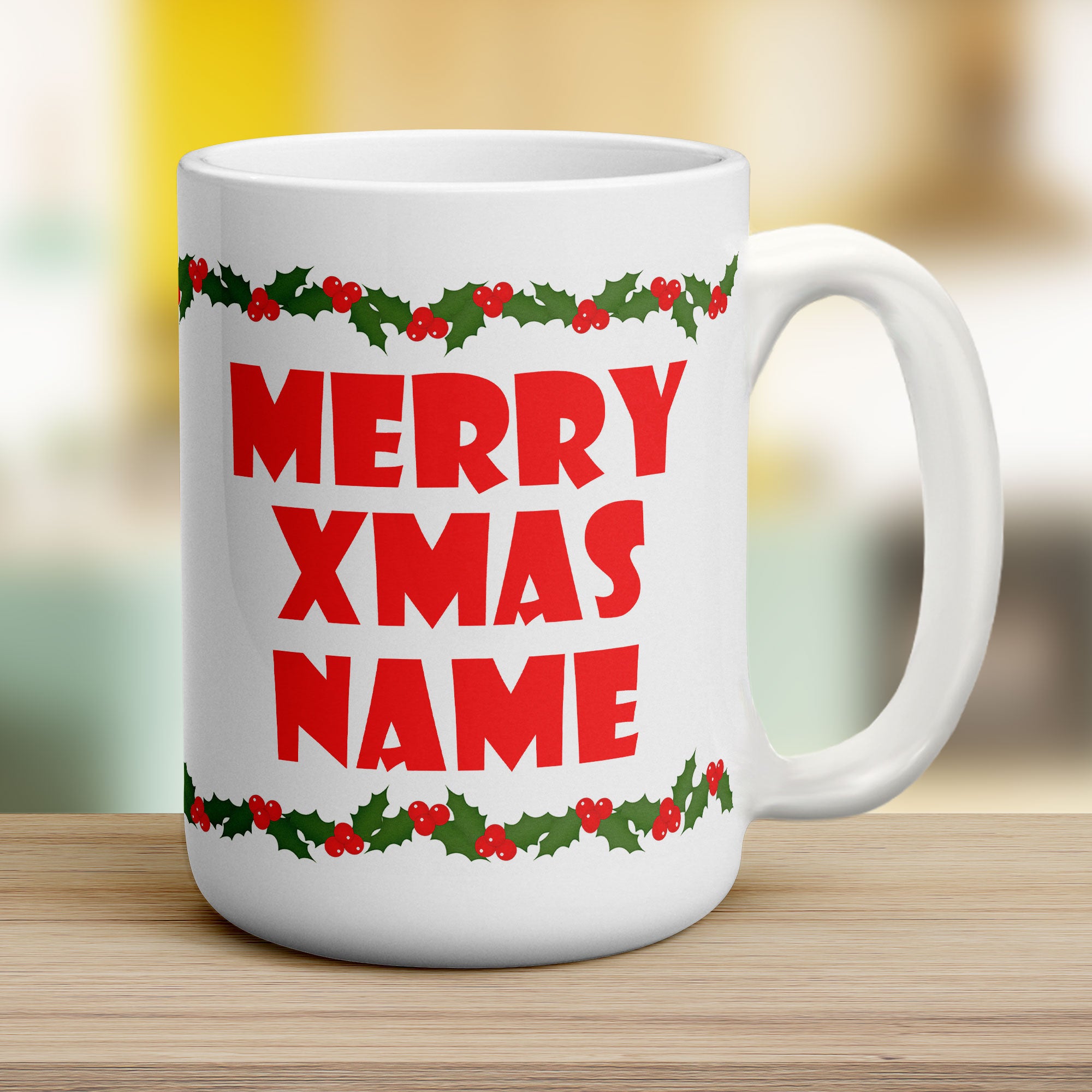 Merry Xmas Name Mug