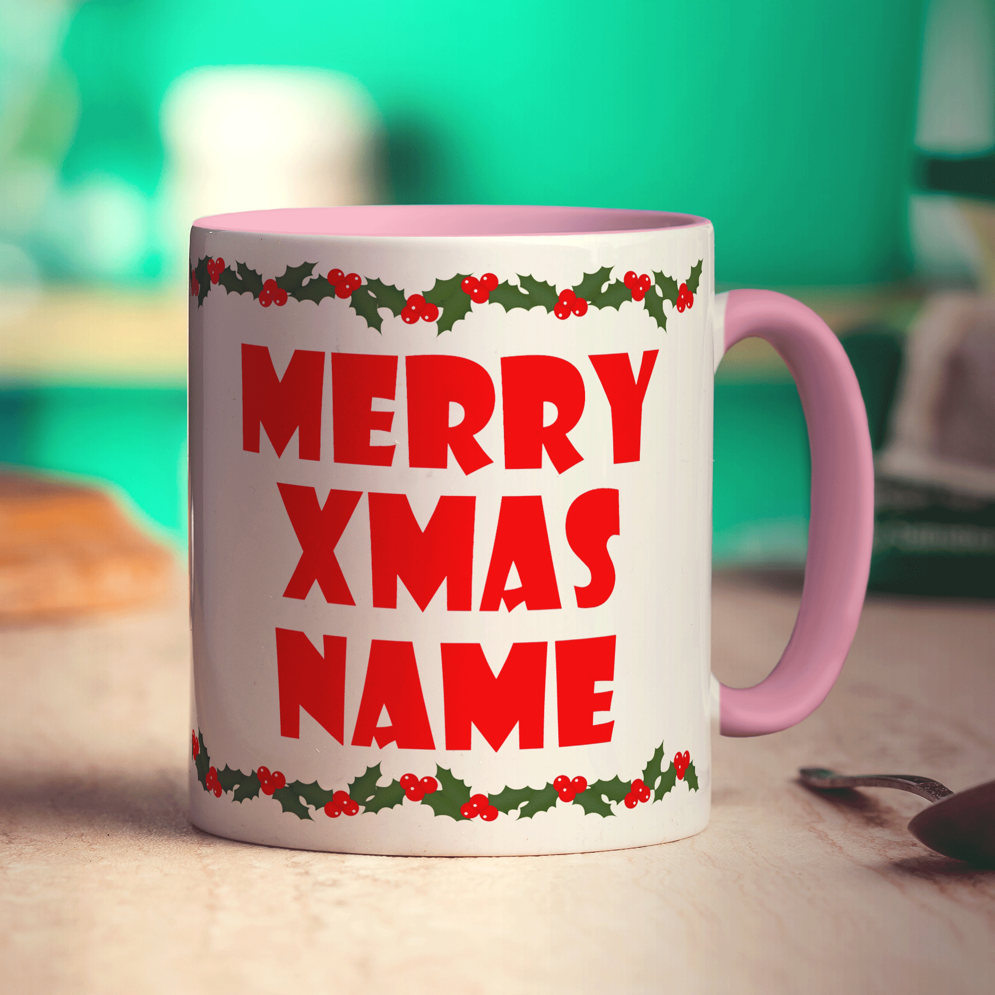 Merry Xmas Name Mug