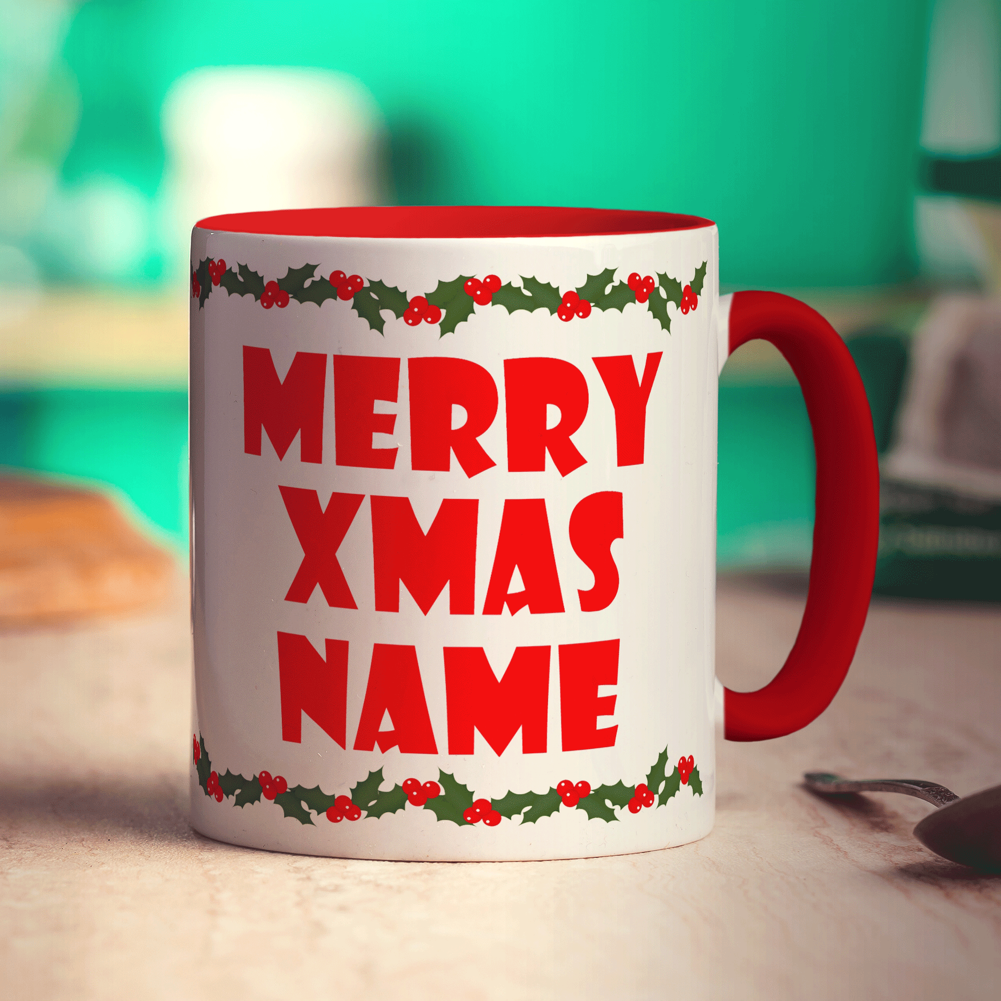 Merry Xmas Name Mug