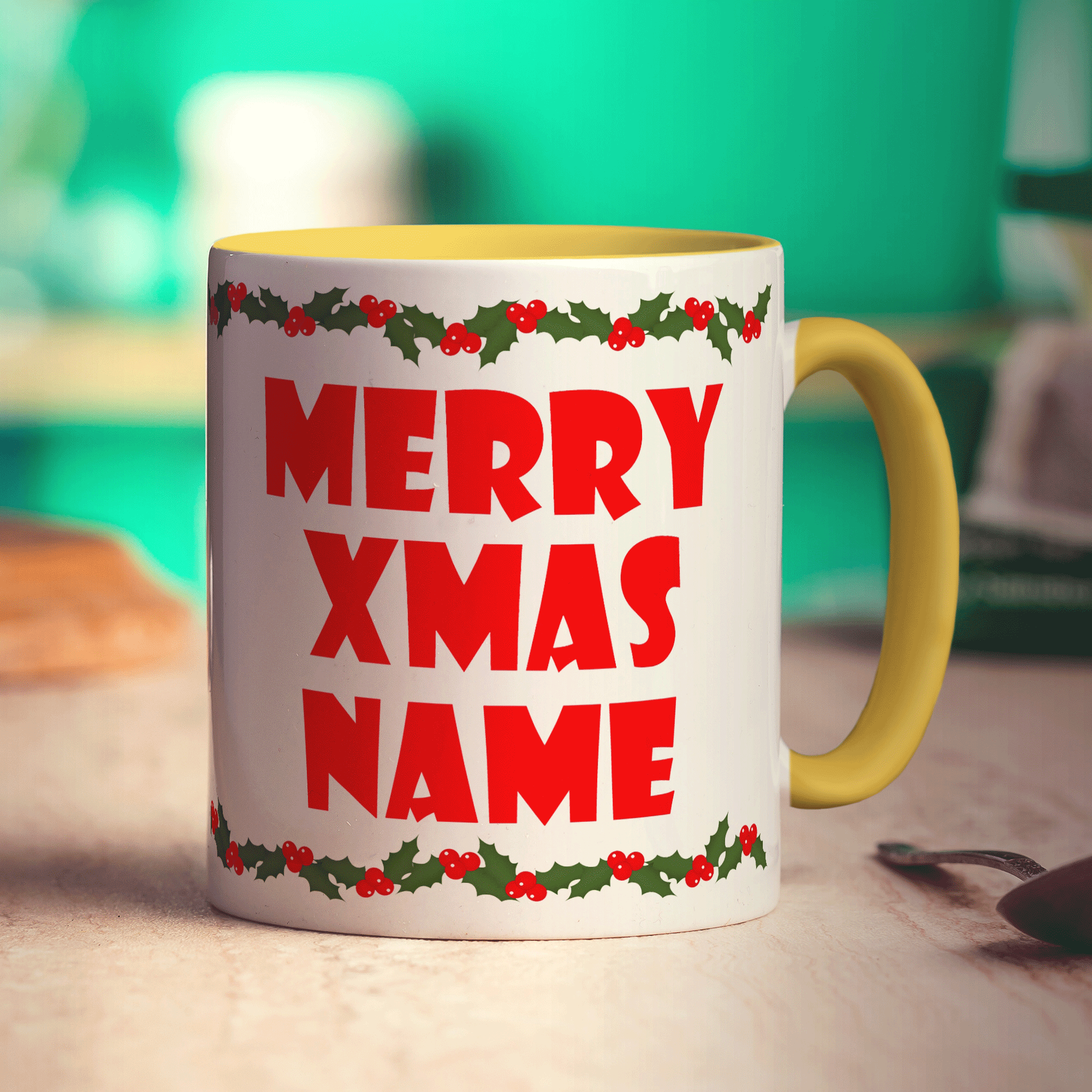 Merry Xmas Name Mug
