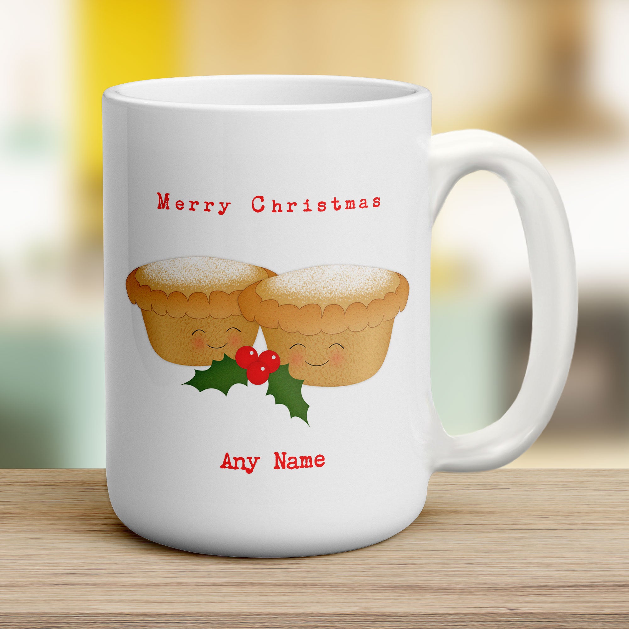 Mince Pie Personalised Mug