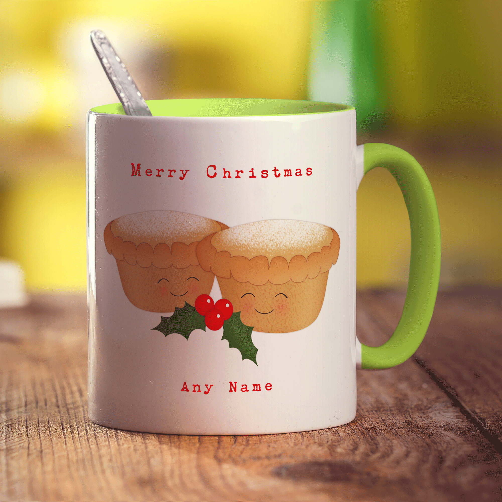 Mince Pie Personalised Mug